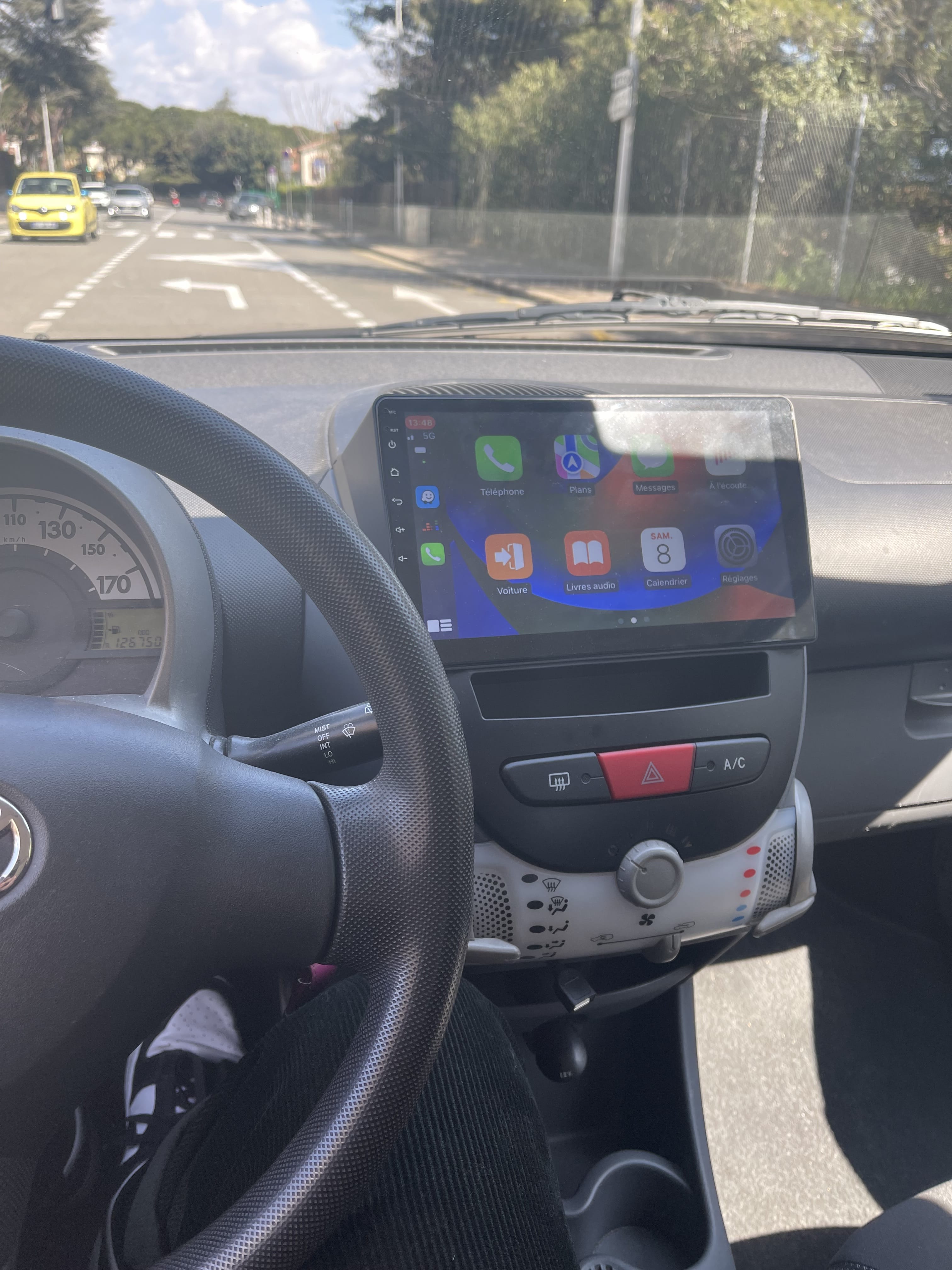 Toyota Aygo avec Siège bébé