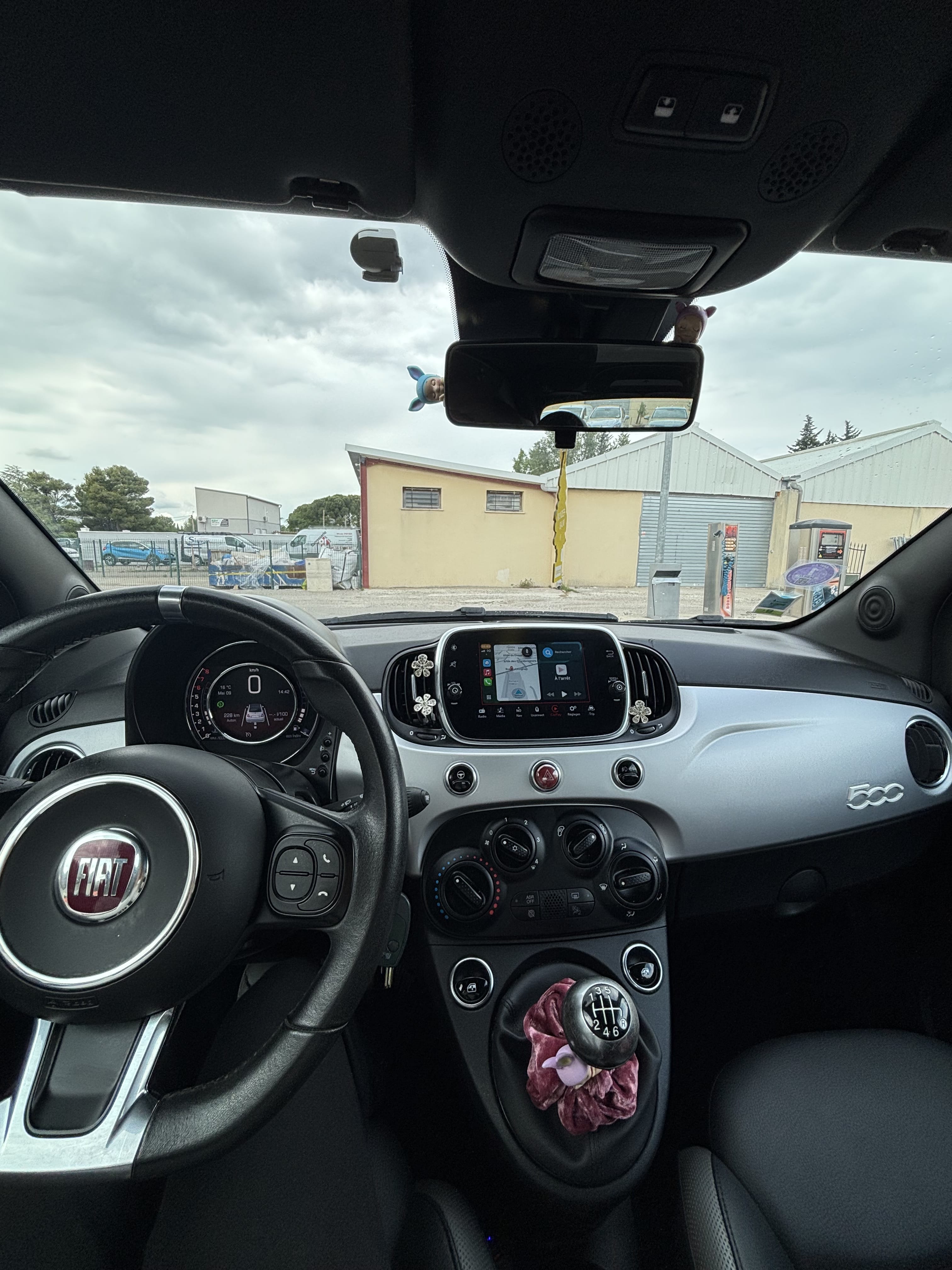 Fiat 500 C Hybride avec Régulateur de vitesse