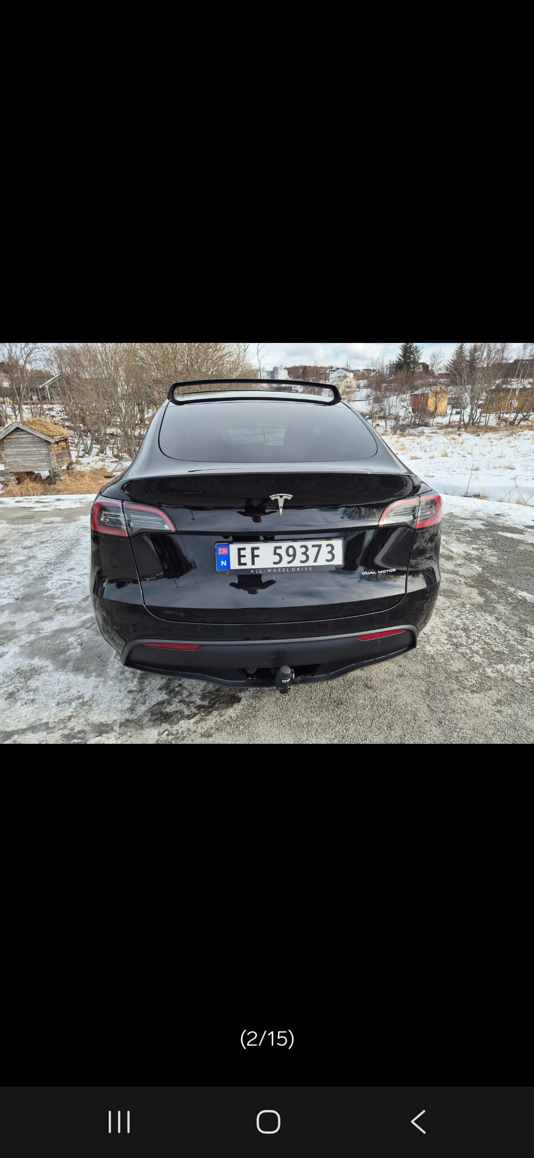 Tesla Model Y Long Range med Ryggekamera