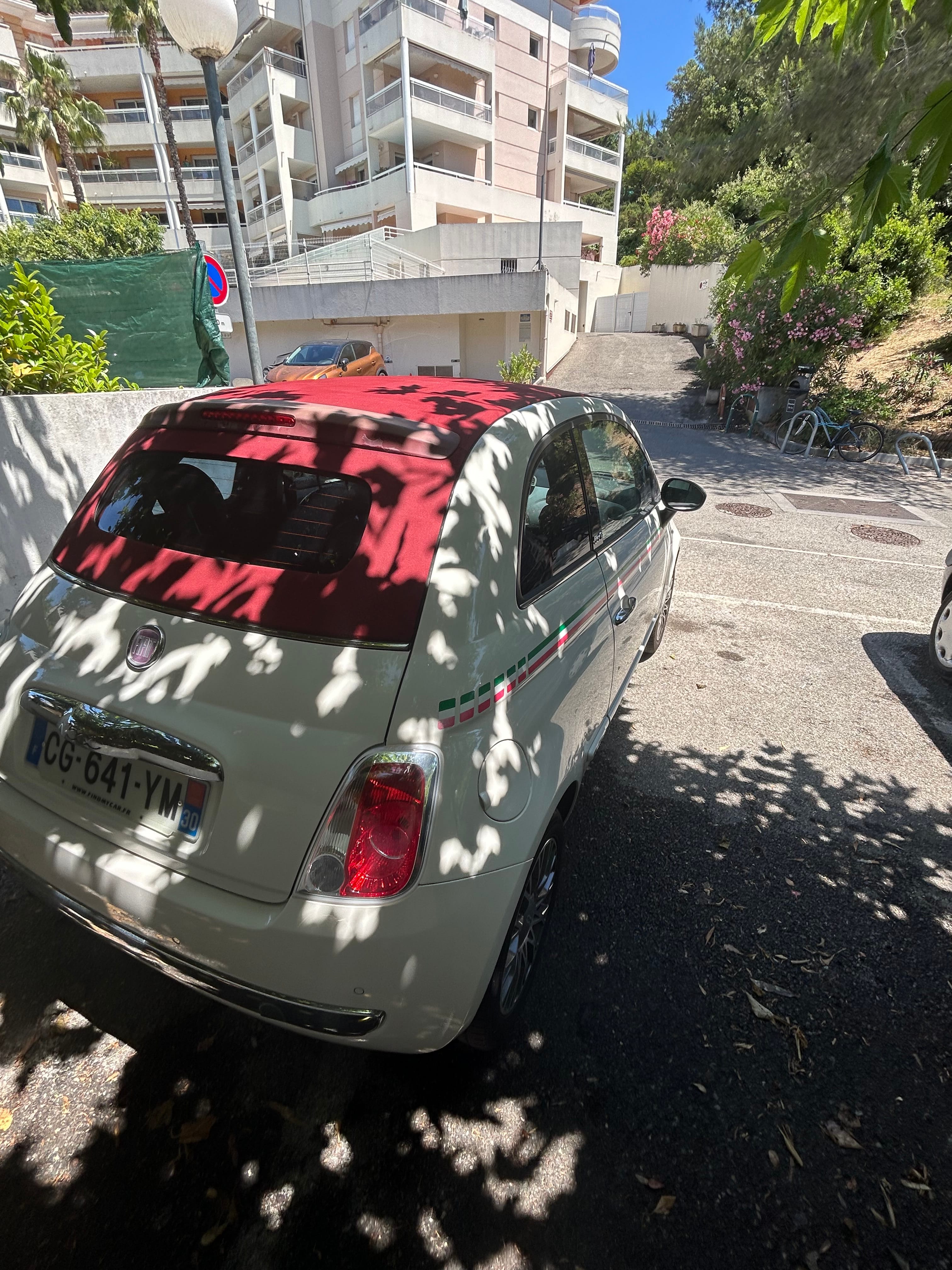 Fiat 500 C avec Climatisation