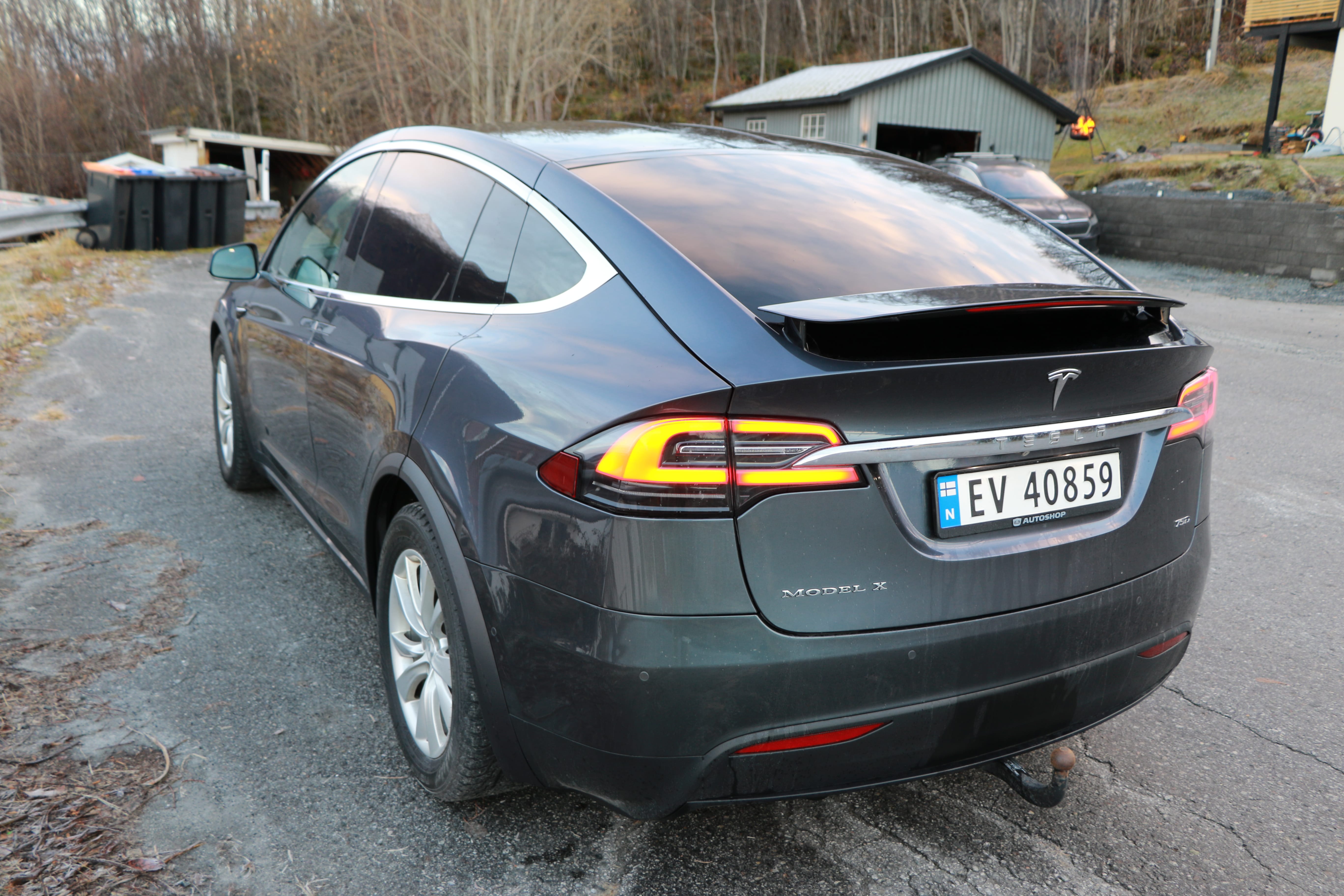 Tesla Model X with GPS