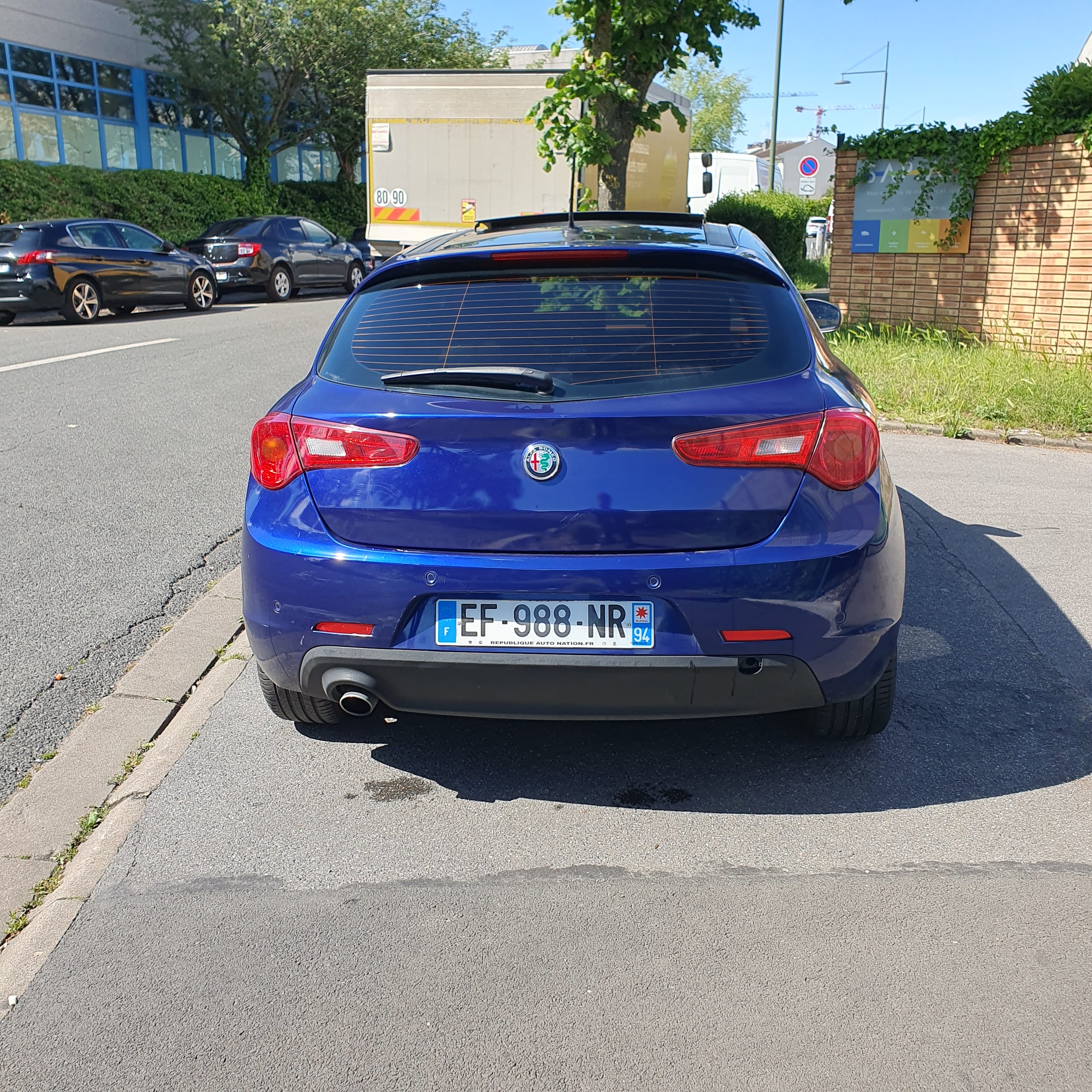 Alfa-Romeo Giulietta avec Caméra de recul