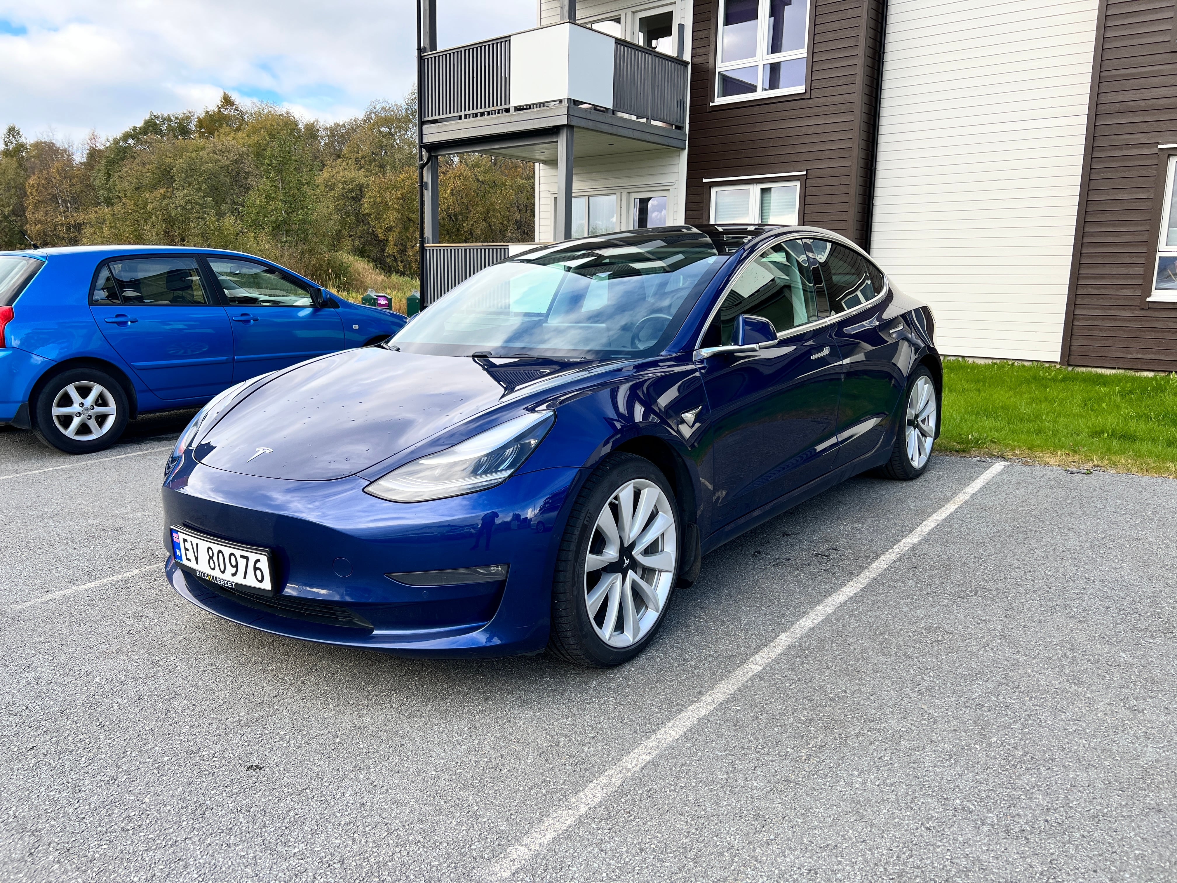 Tesla Model 3 med Aircondition