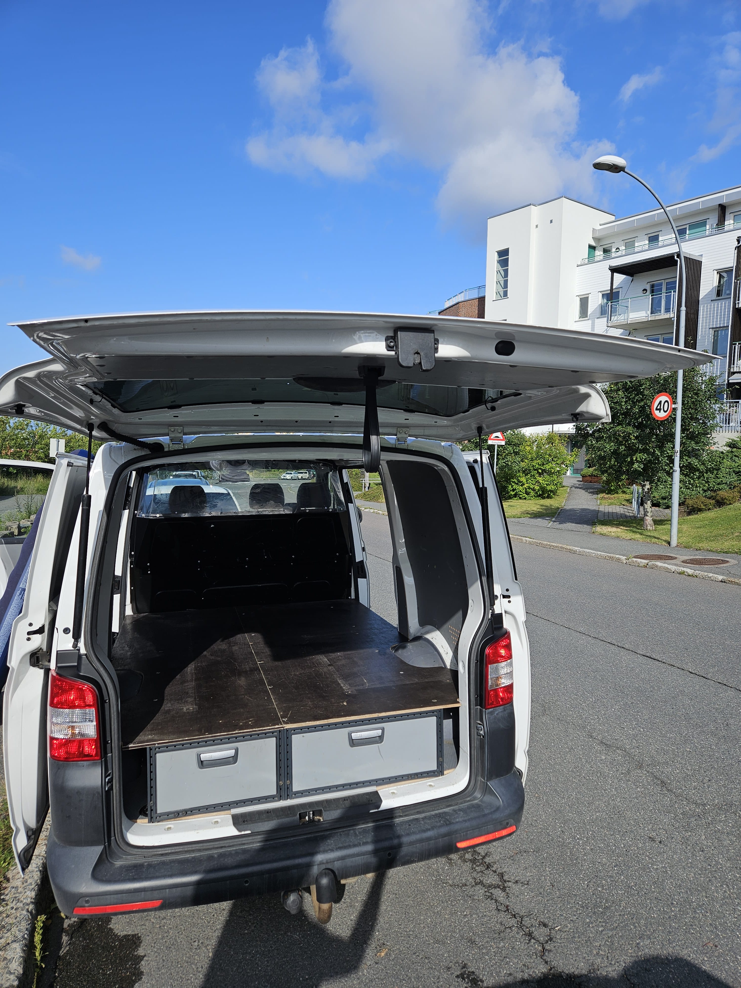 Volkswagen Transporter med Bluetooth audio