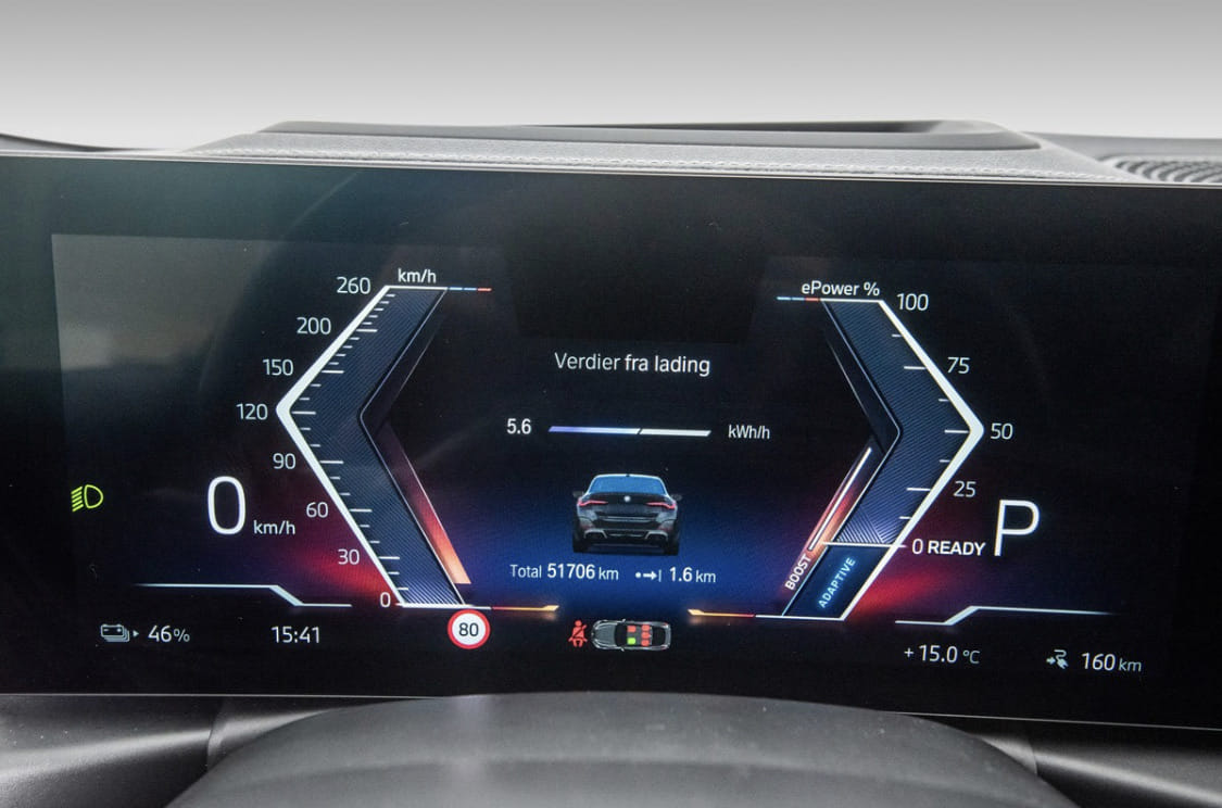 BMW i4 M50 med Cruisekontroll