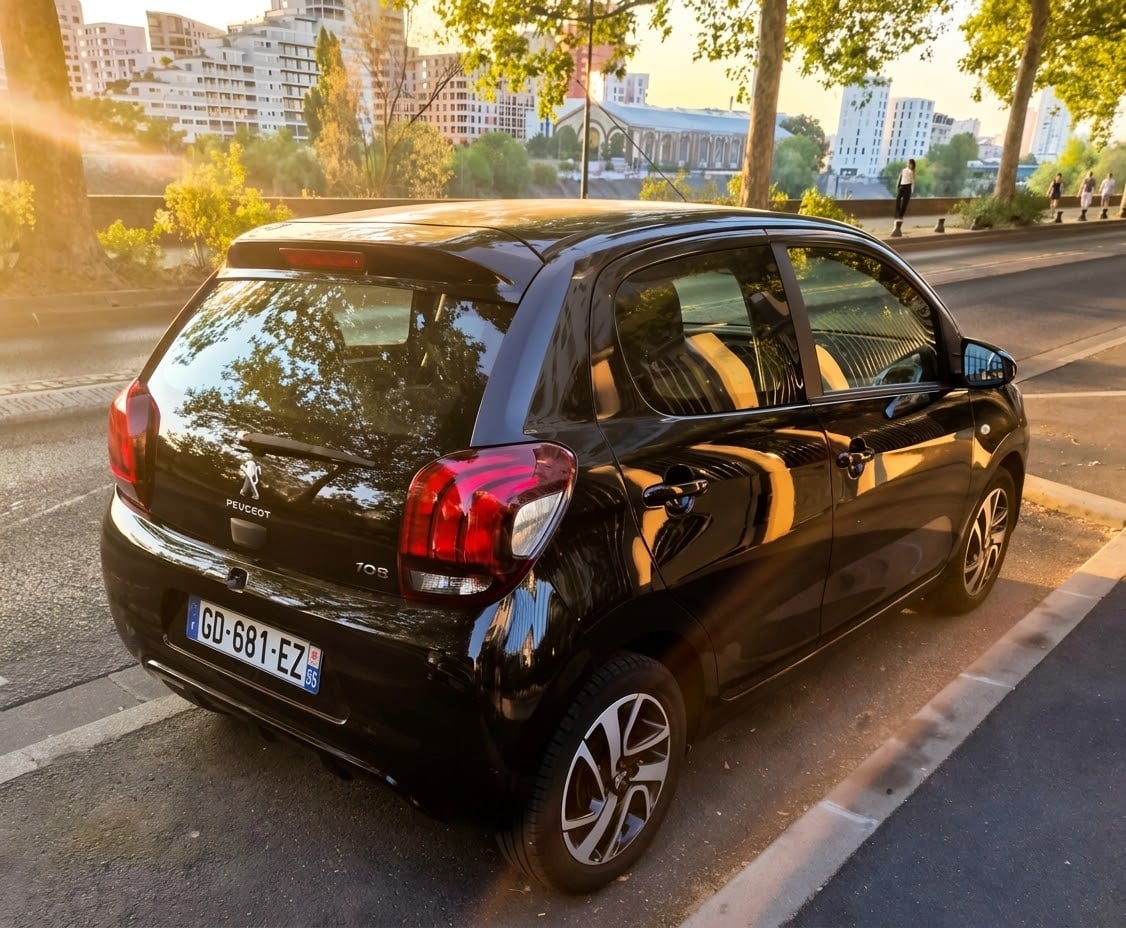 Peugeot 108 avec GPS