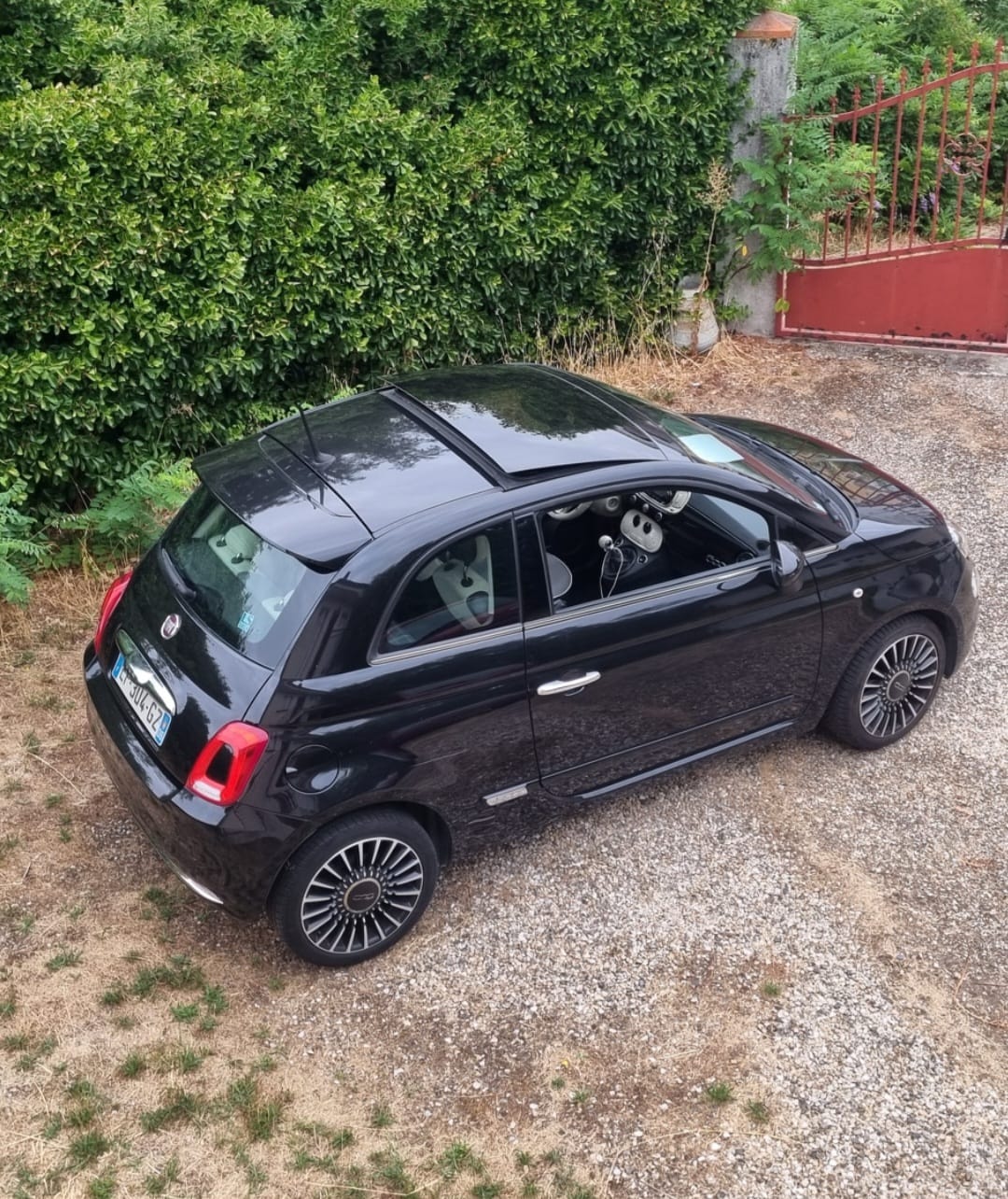 Fiat 500 TOIT OUVRANT, Clim auto, Bluetooh tactile, USB, régulateur, radar de recul, super 95 avec Autoradio