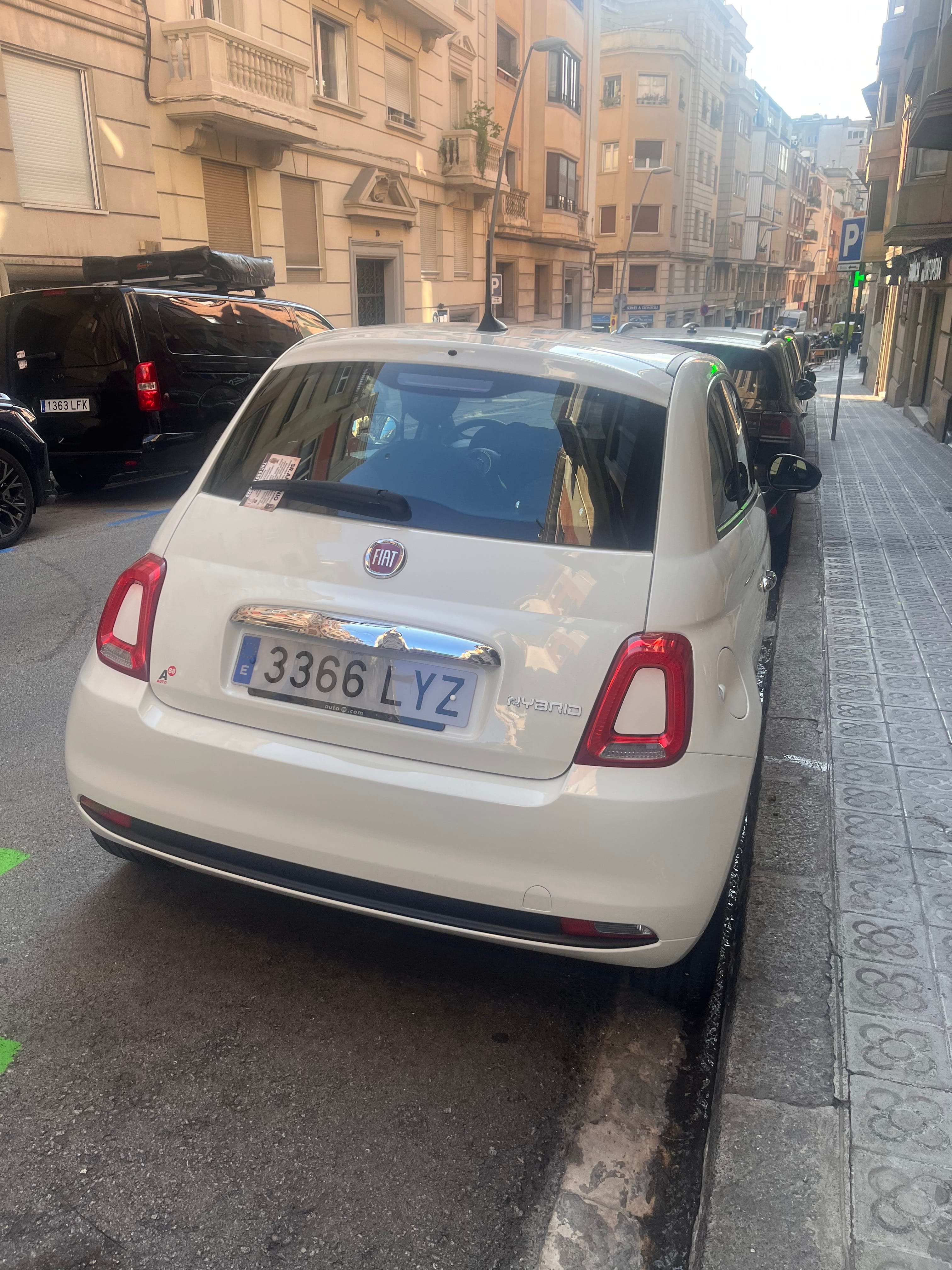 Fiat 500 Híbrido mit Navigationsgerät