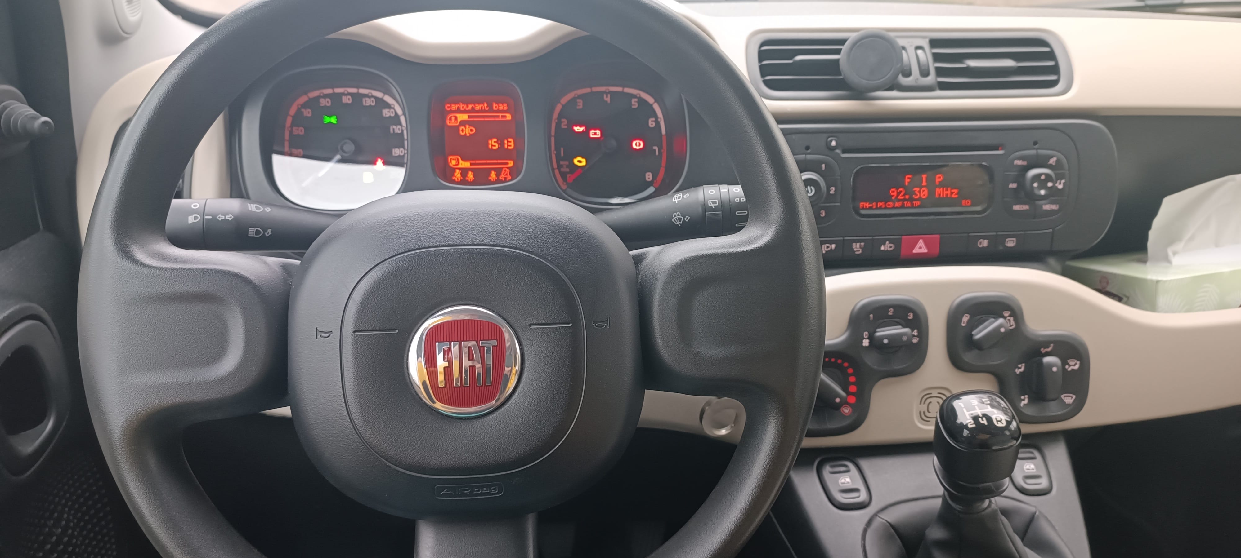 Fiat Panda avec Audio Bluetooth