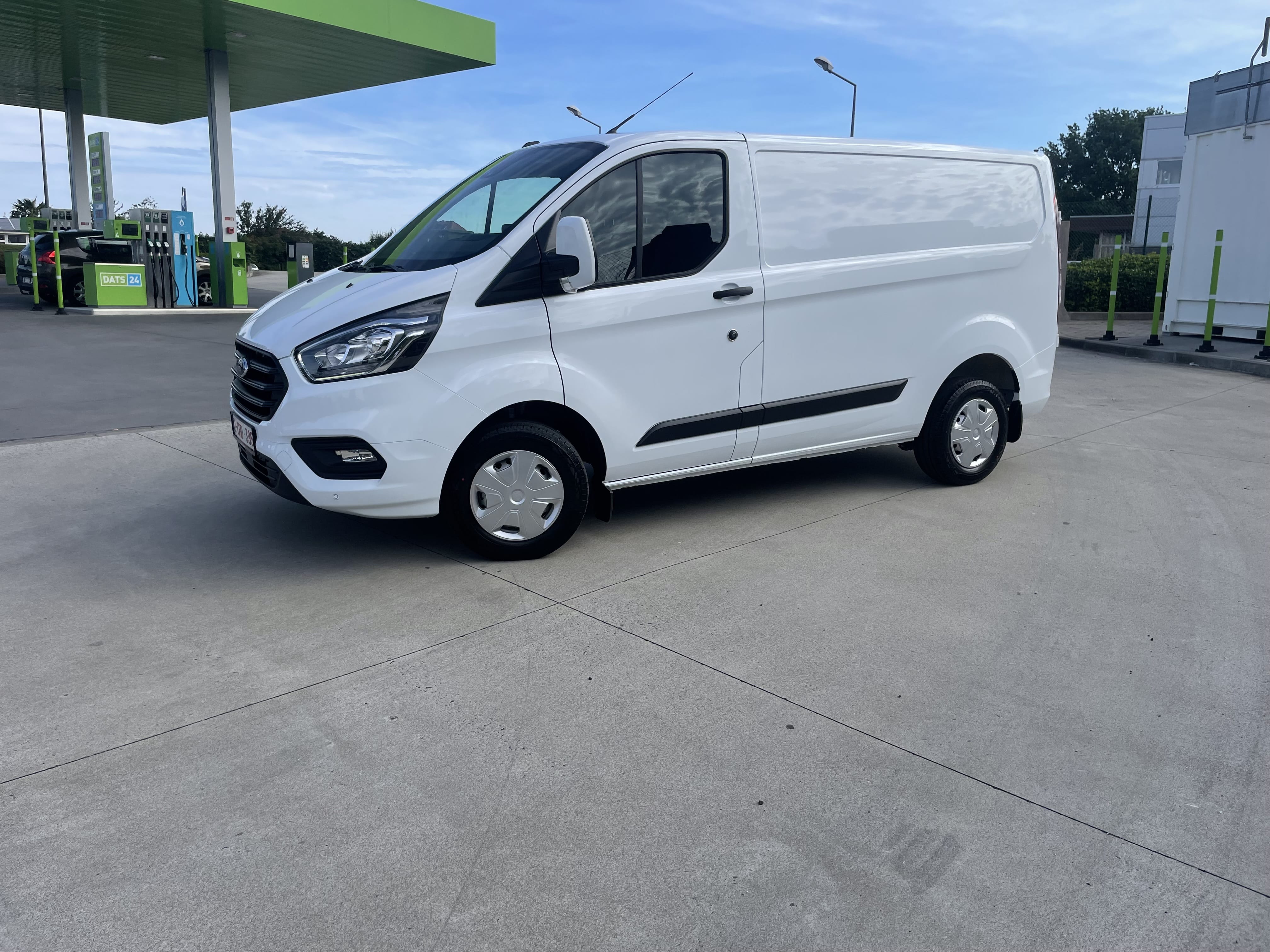 Ford Transit Custom Fourgon met Android Auto