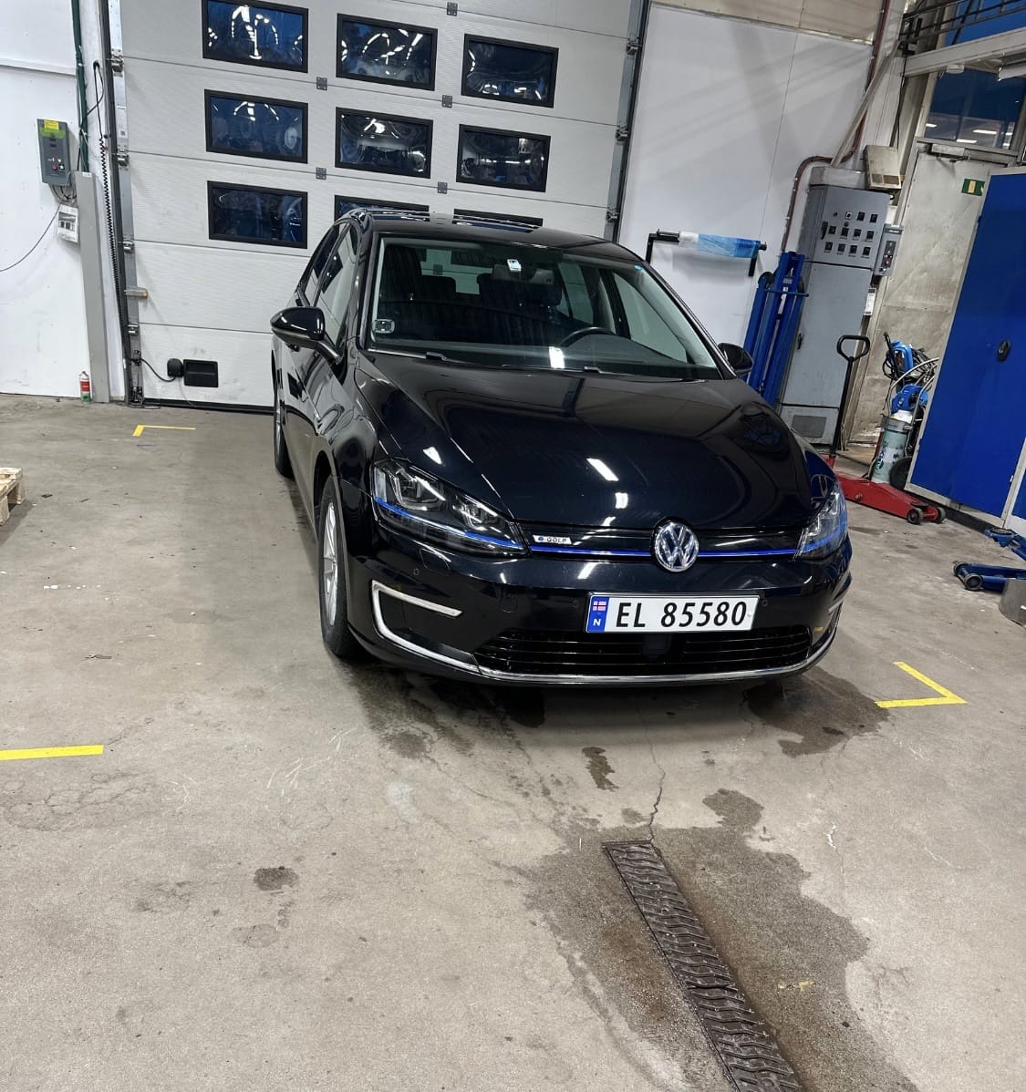 Volkswagen e-Golf med Babysete