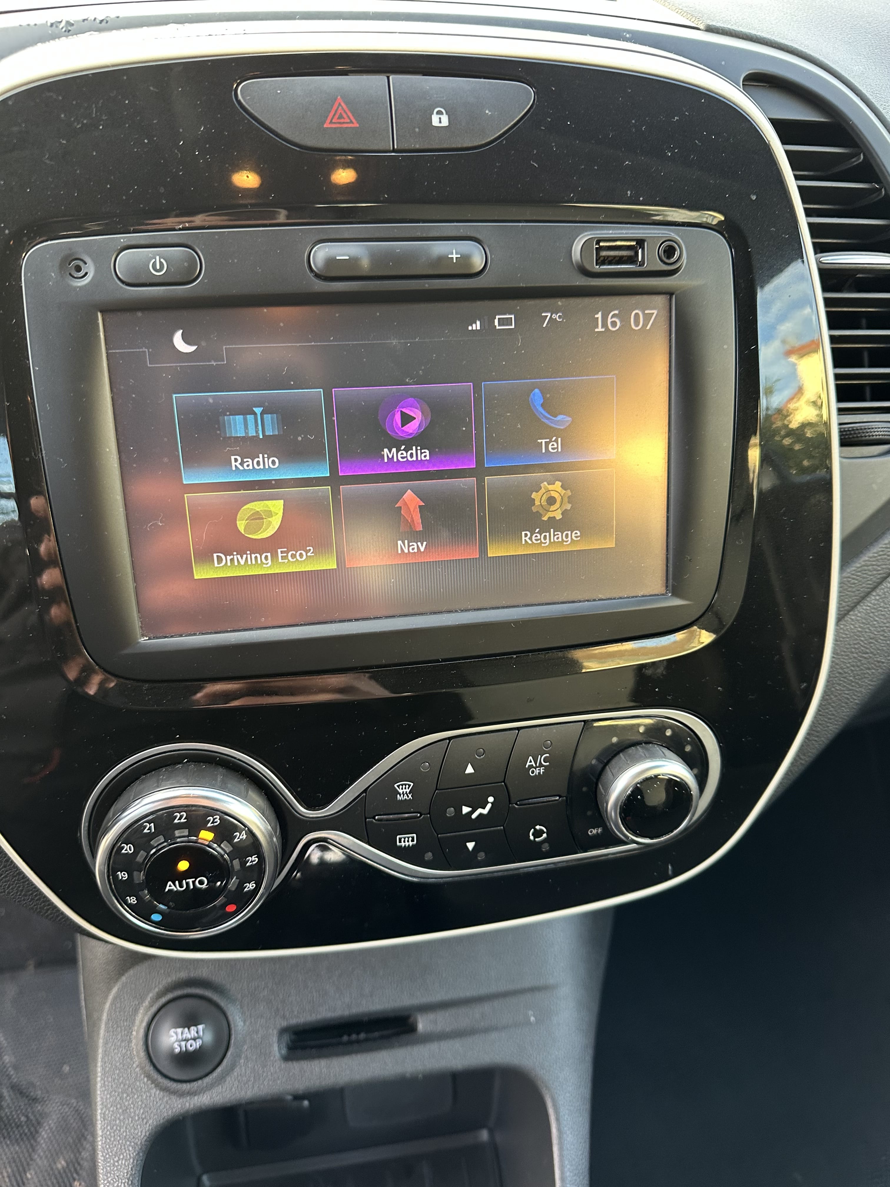 Renault Captur avec Siège bébé