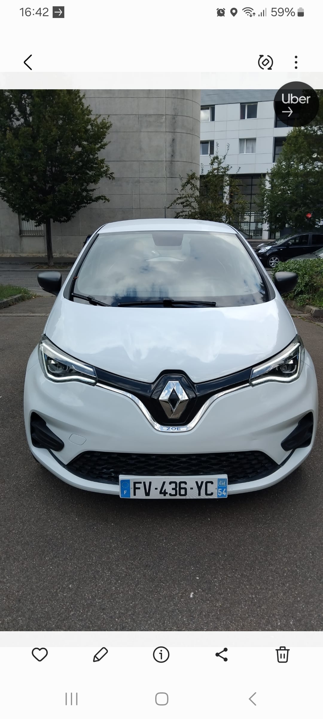 Renault ZOE, 2020, Électrique, automatique