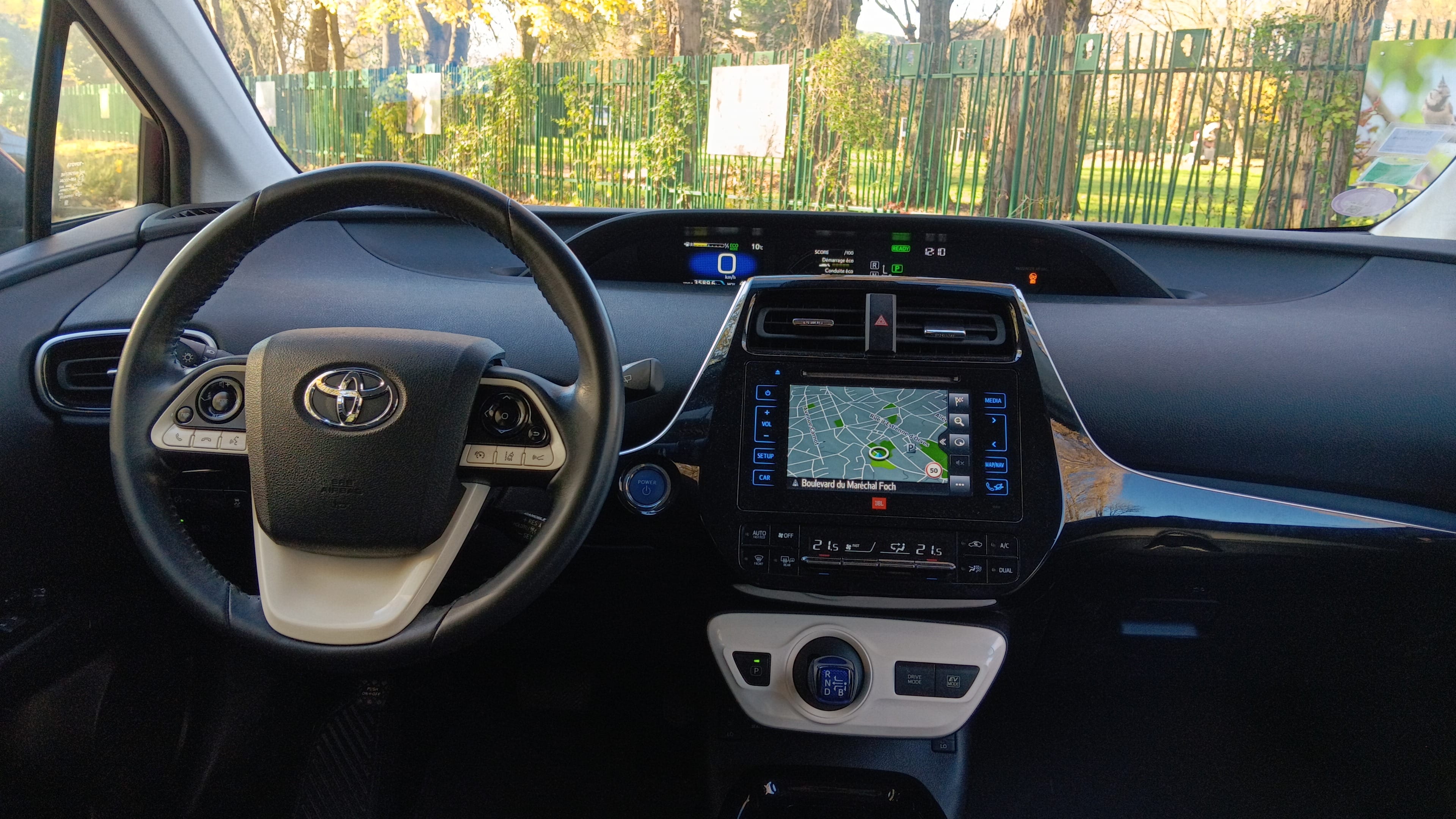 Toyota Prius avec GPS