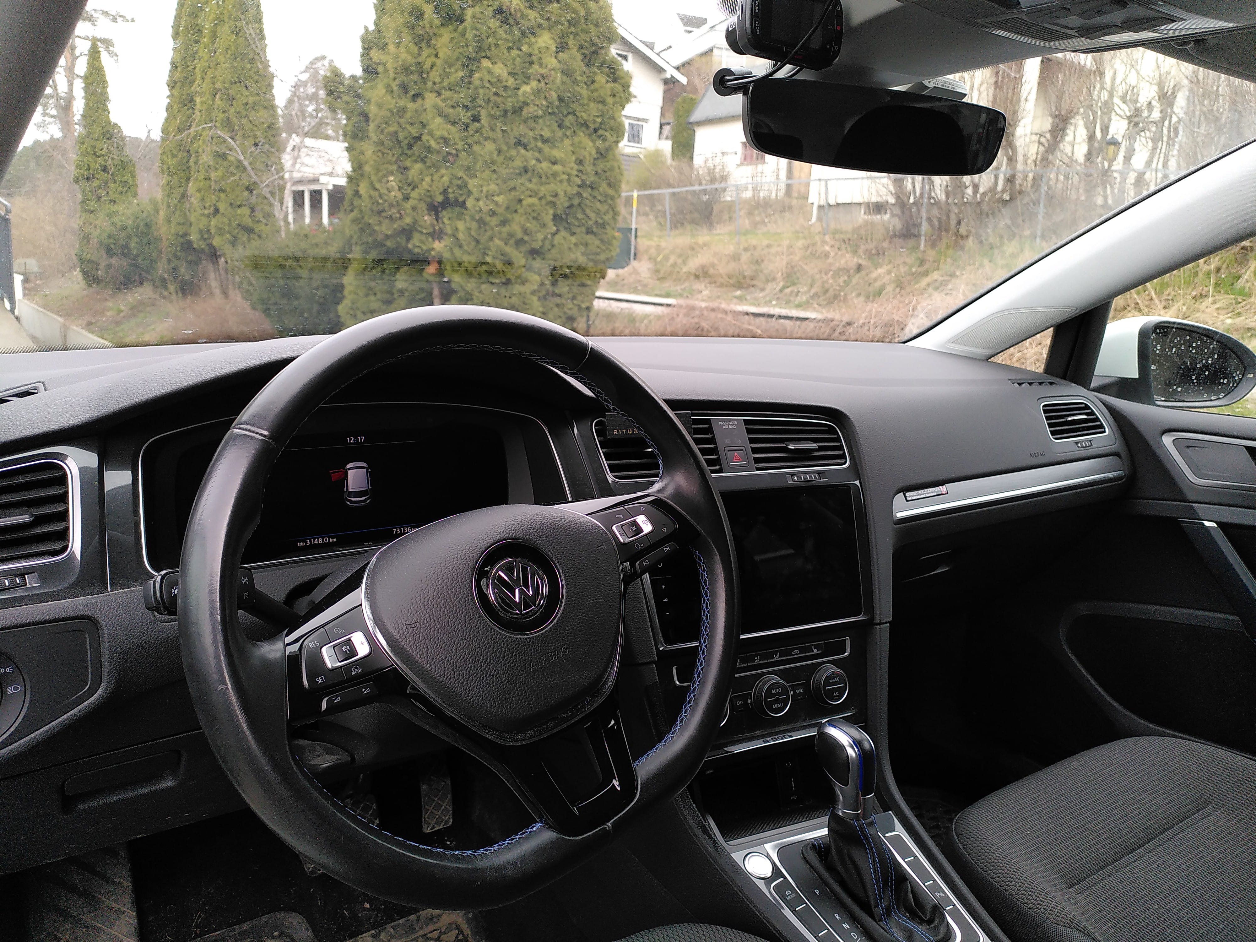 Volkswagen e-Golf med Vinterdekk