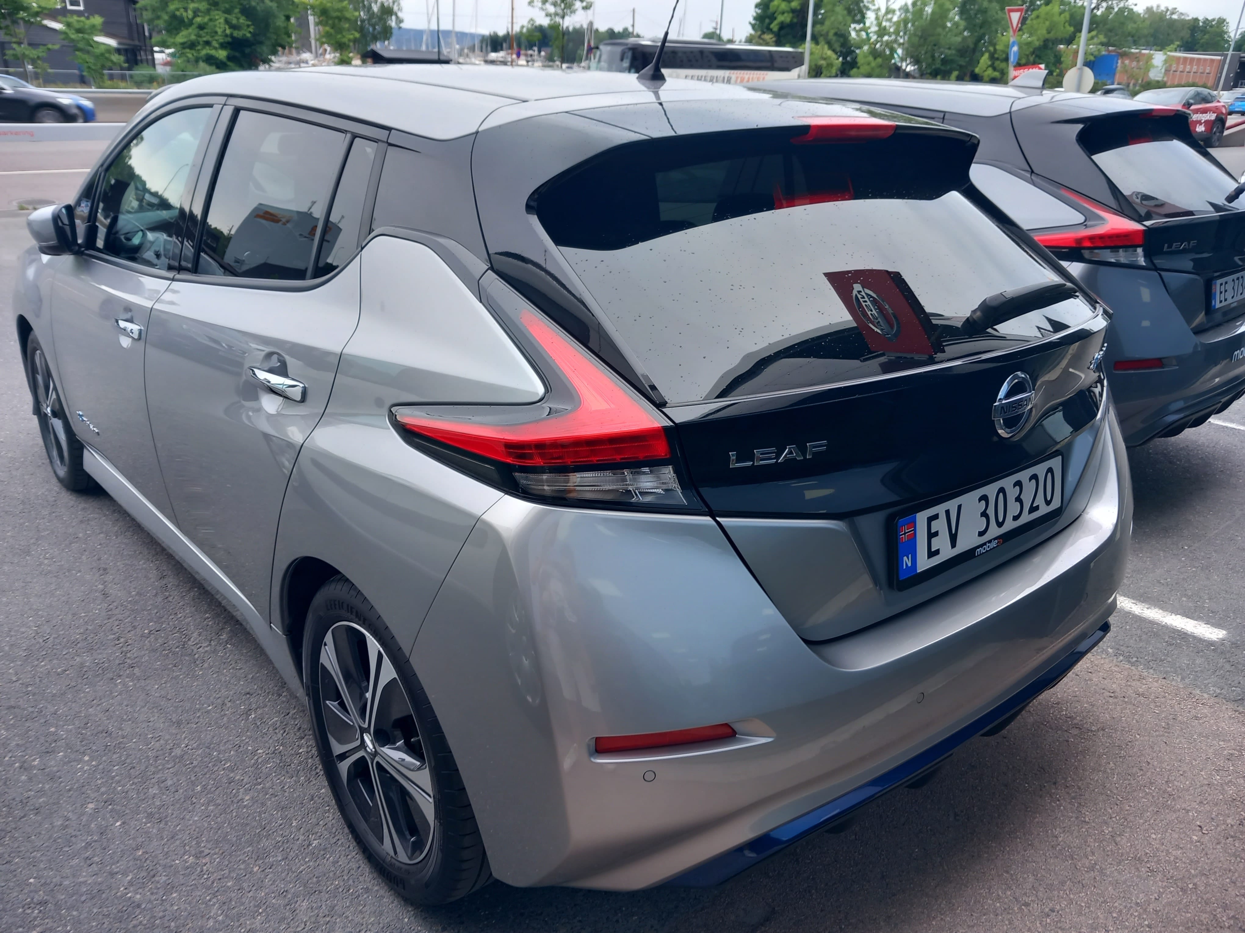 Nissan Leaf med GPS