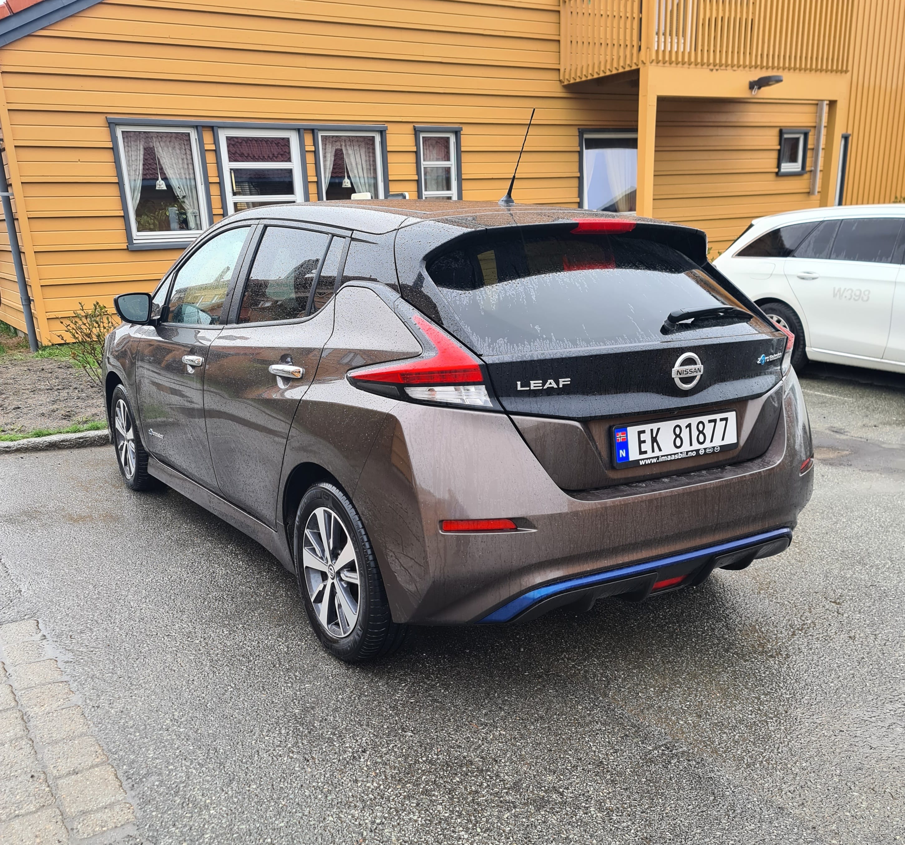 Nissan Leaf med GPS