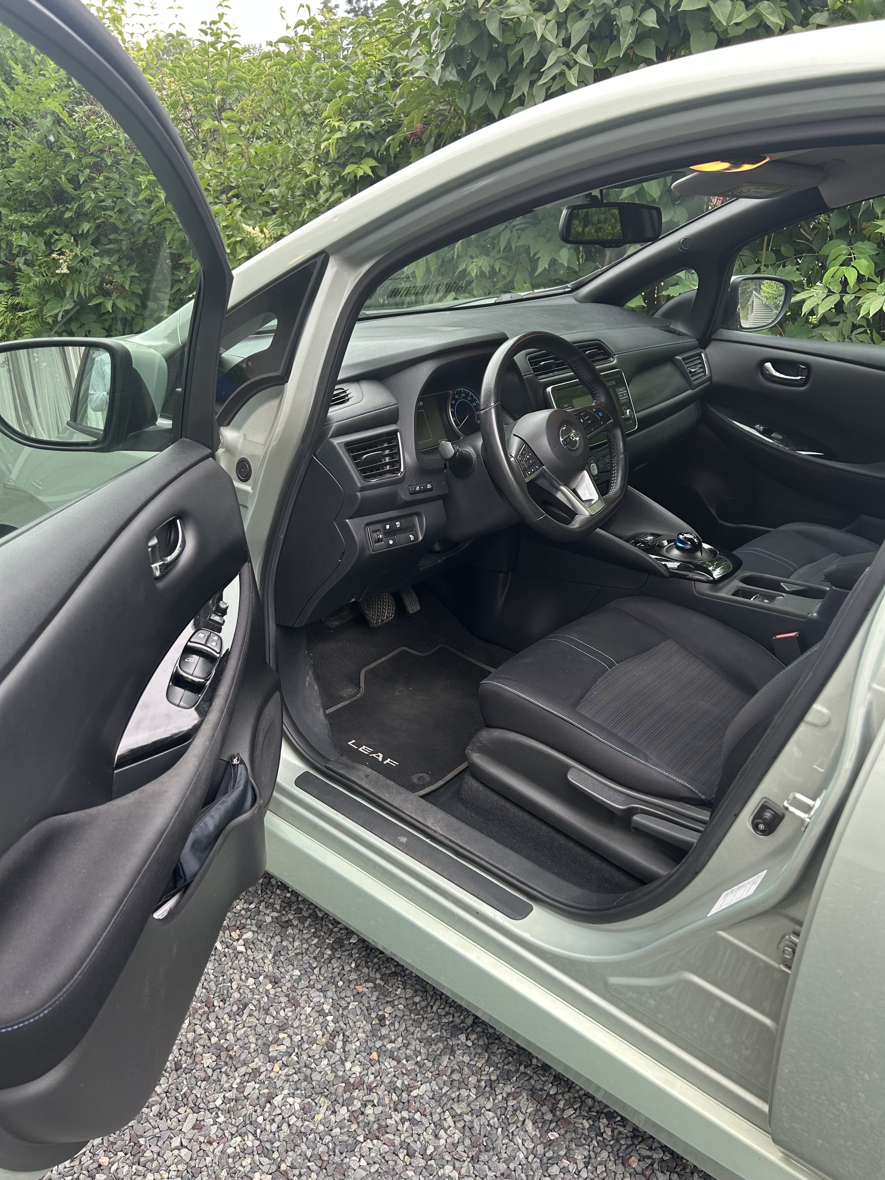Nissan Leaf med Vinterdekk