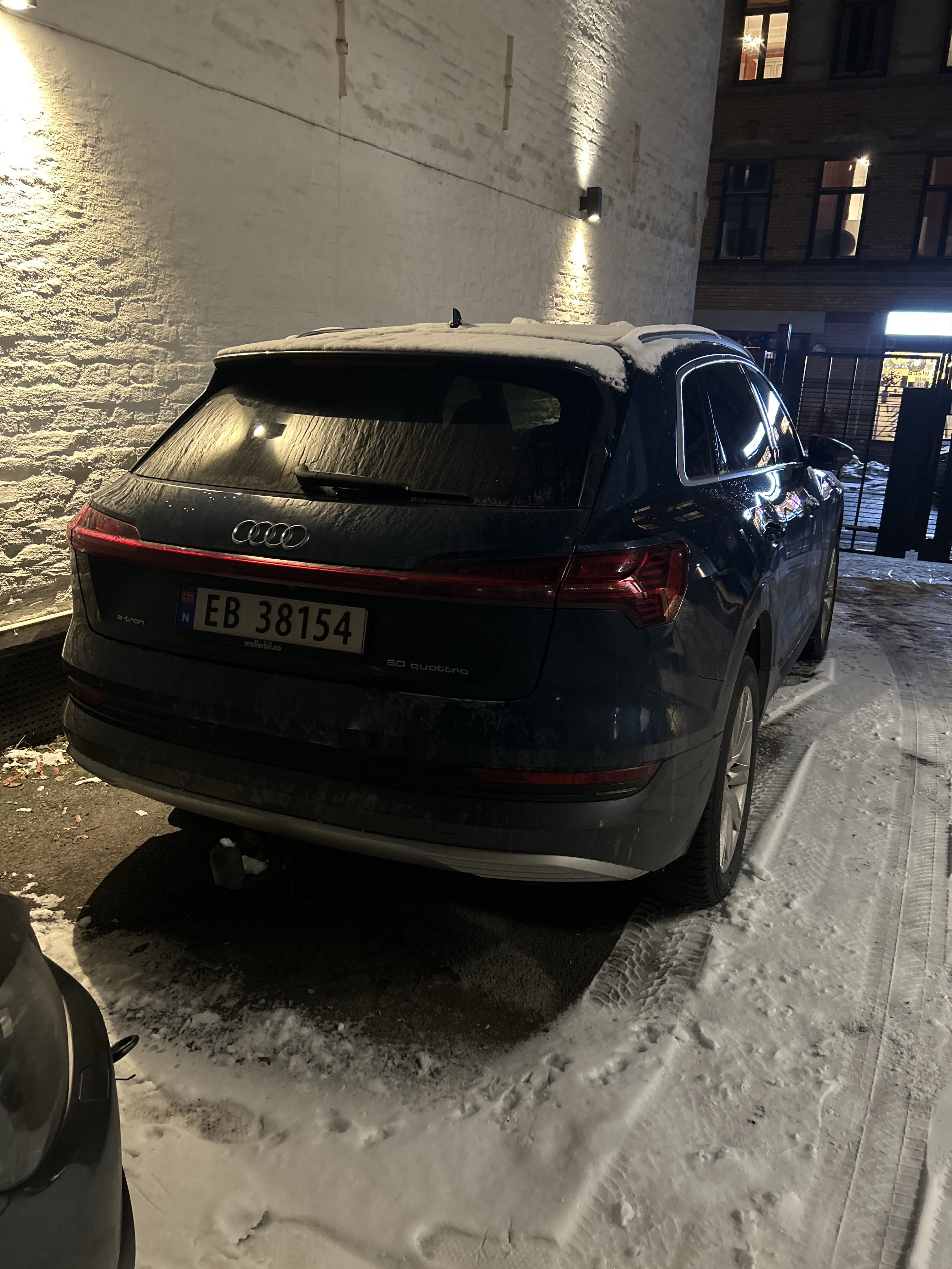Audi e-tron med GPS