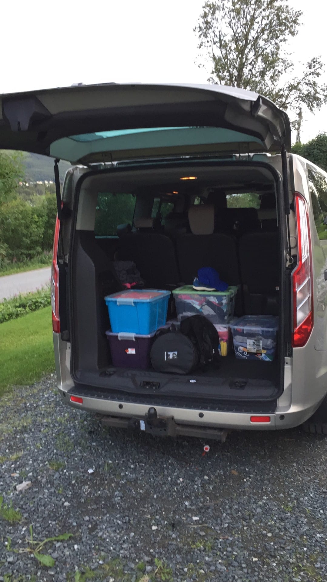 Ford Tourneo Custom med Sykkelstativ