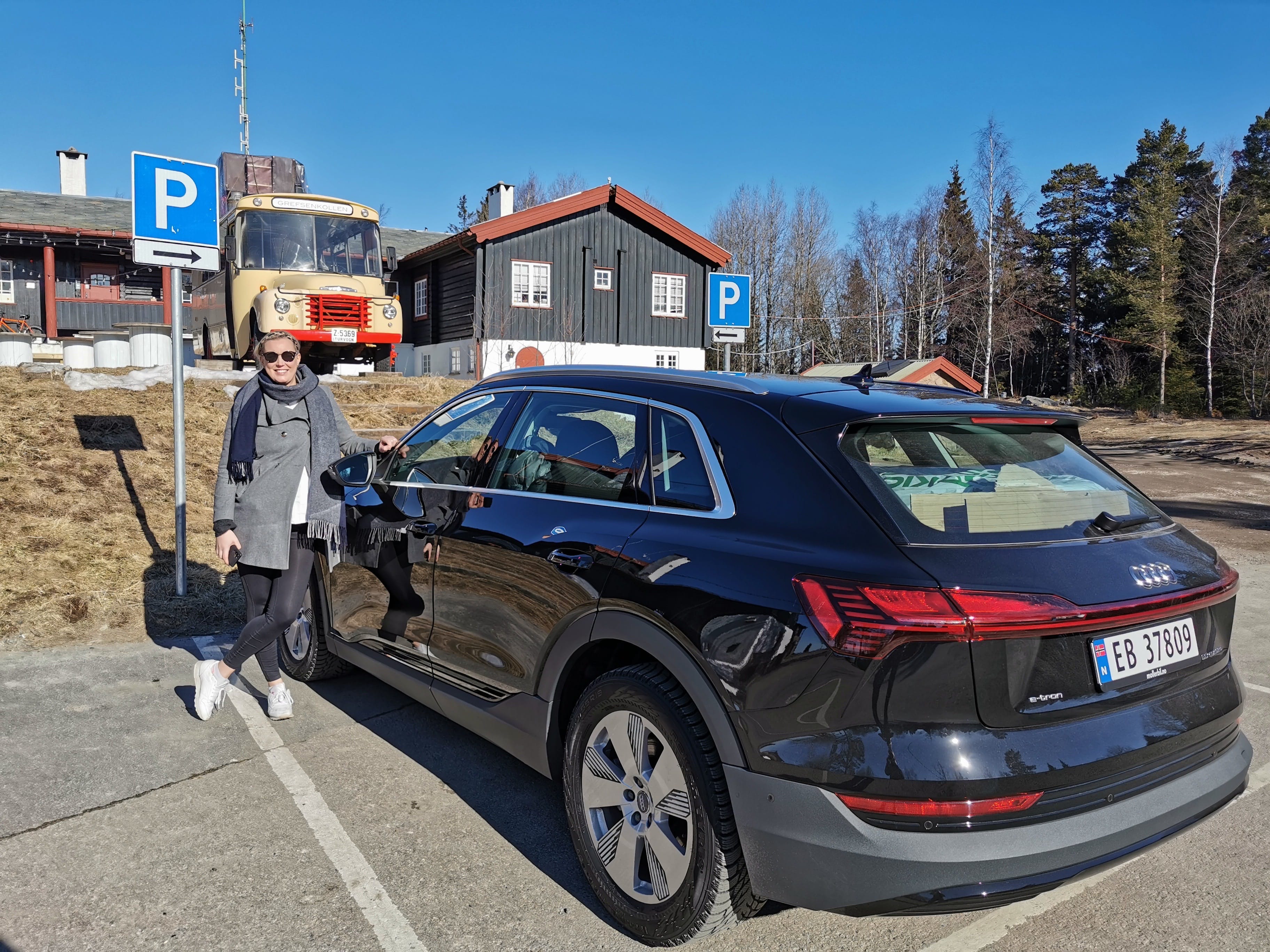 Audi e-tron med GPS
