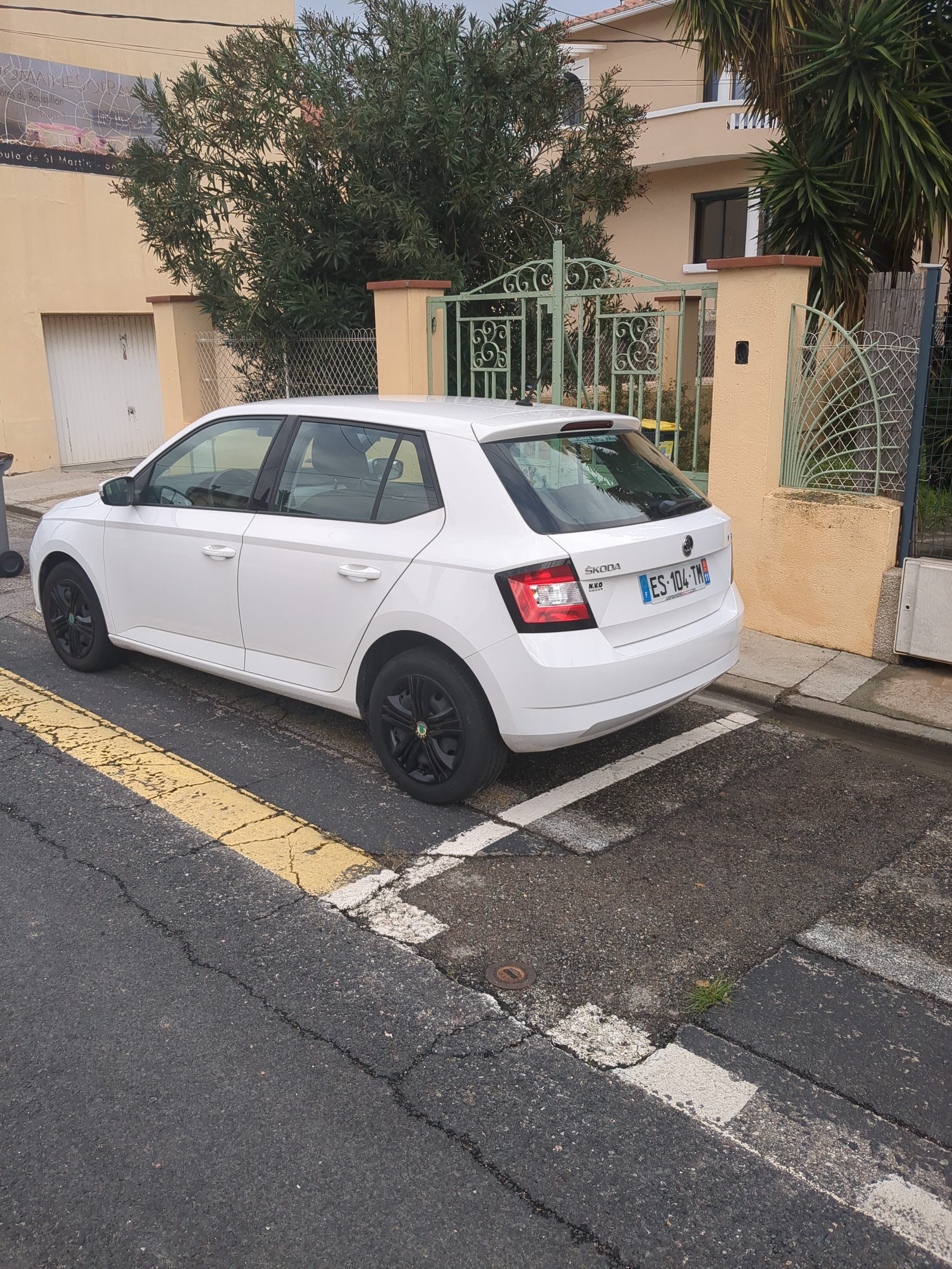 Skoda Fabia avec Siège bébé
