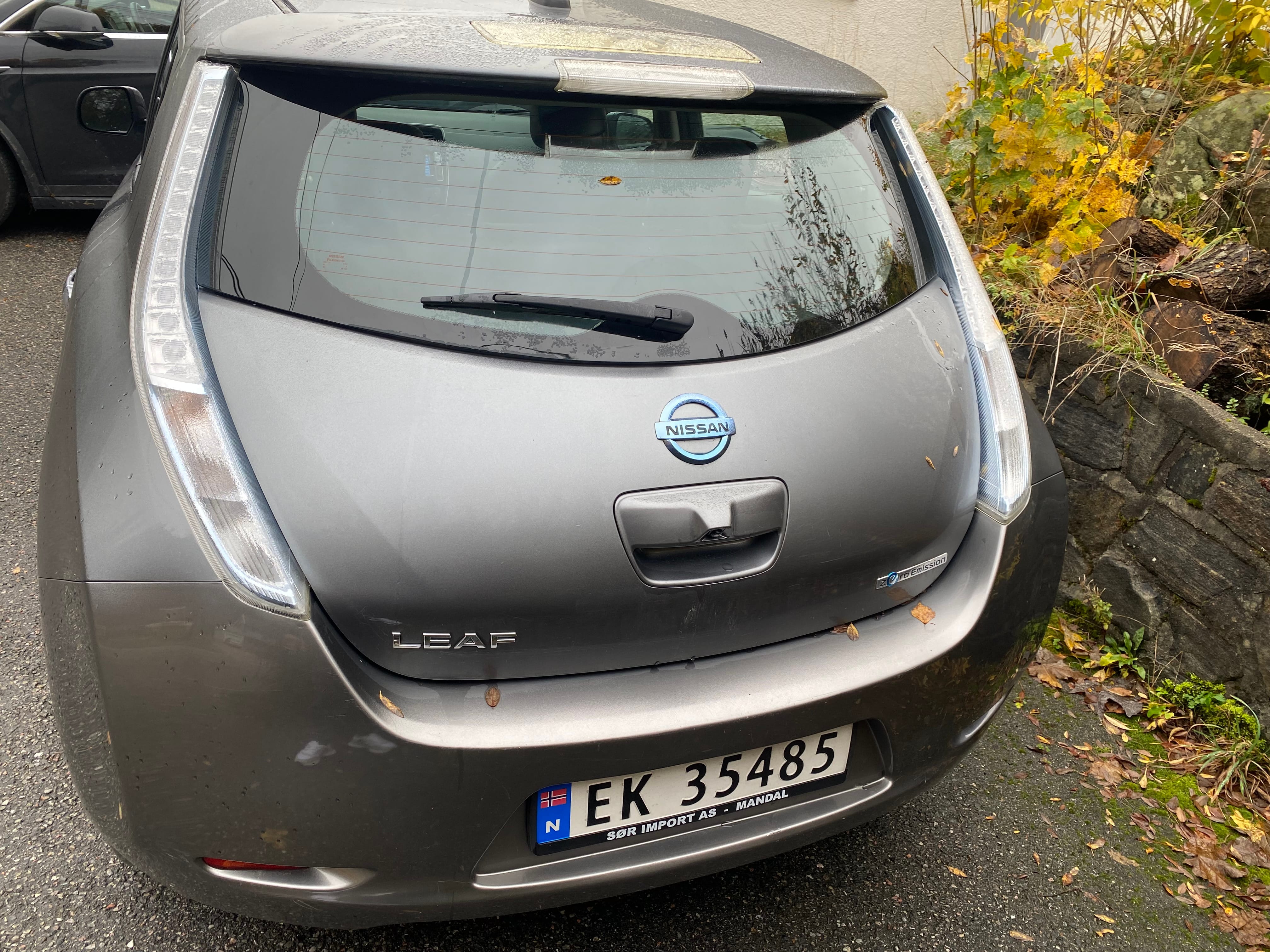 Nissan Leaf med GPS
