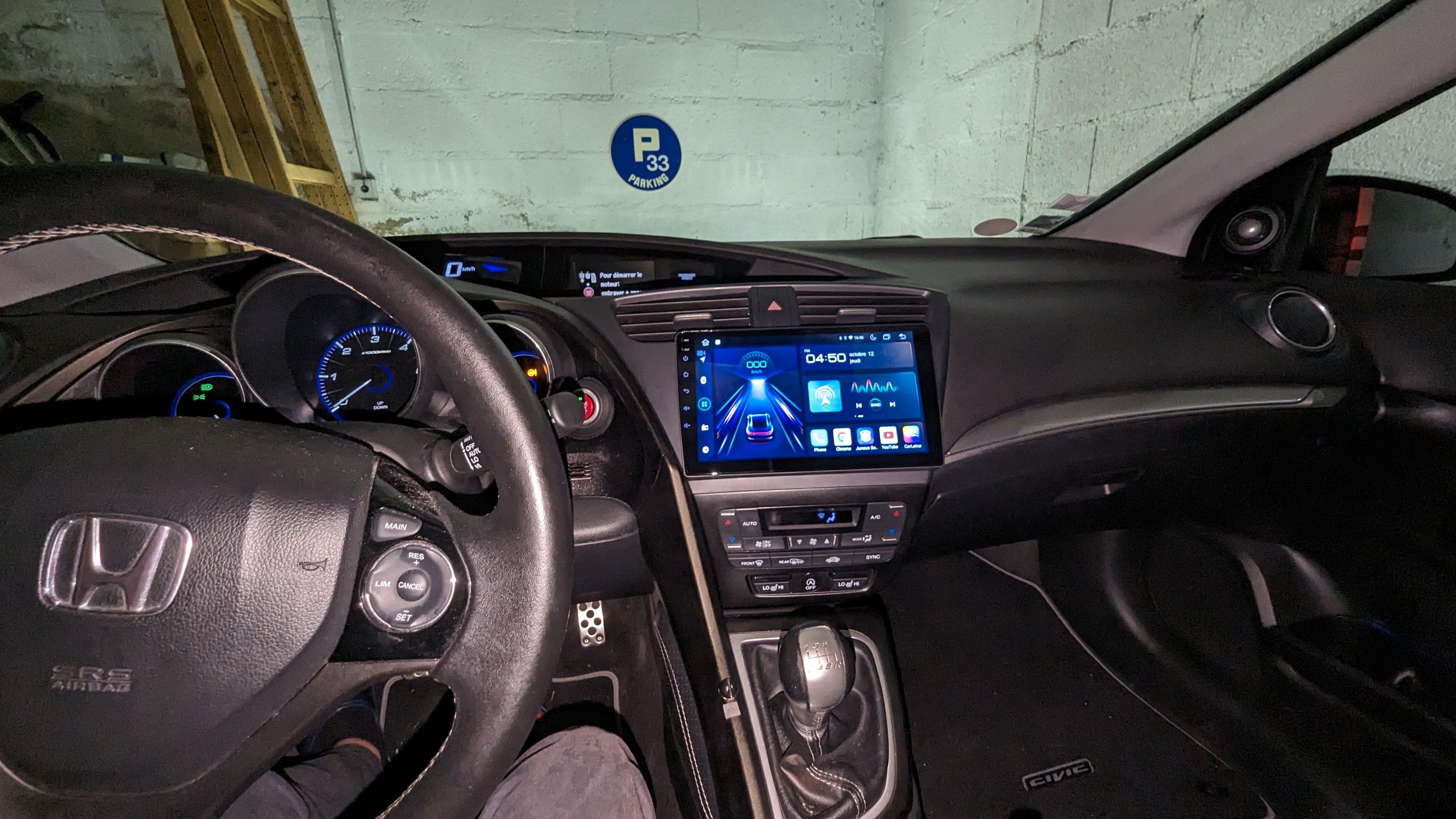 Honda Civic - Bien équipée avec Régulateur de vitesse