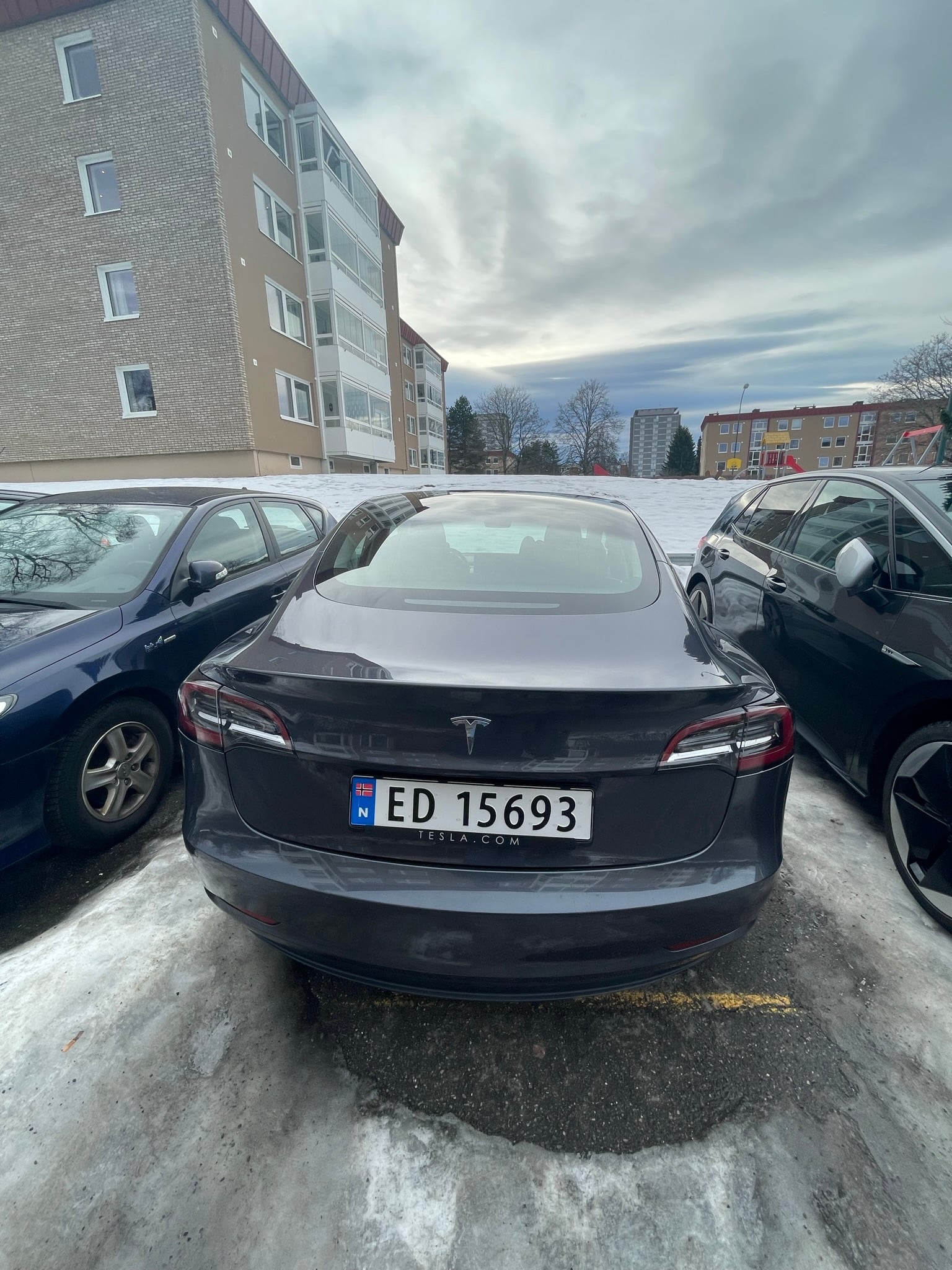Tesla Model 3 med Aircondition