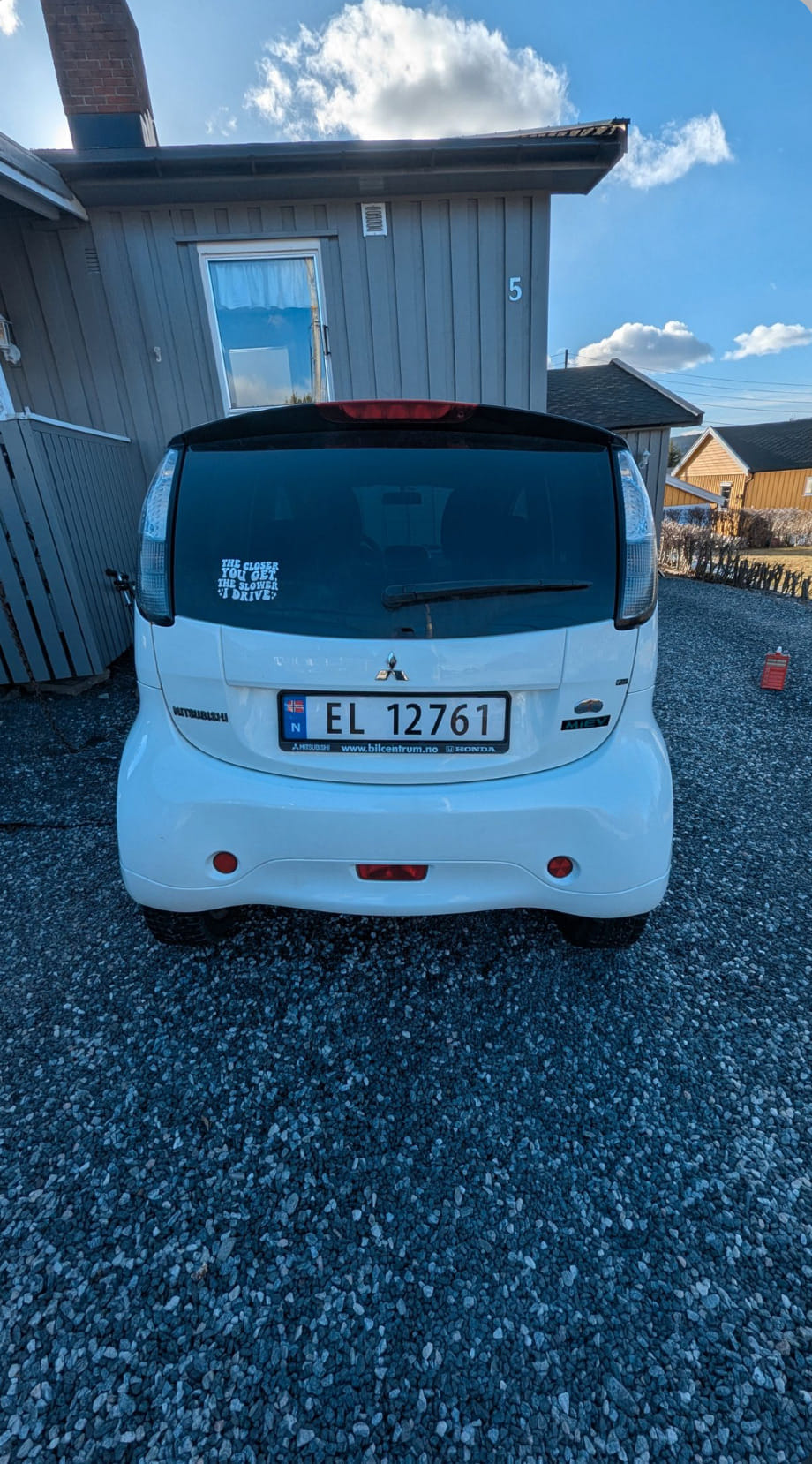 Mitsubishi i-Miev med GPS