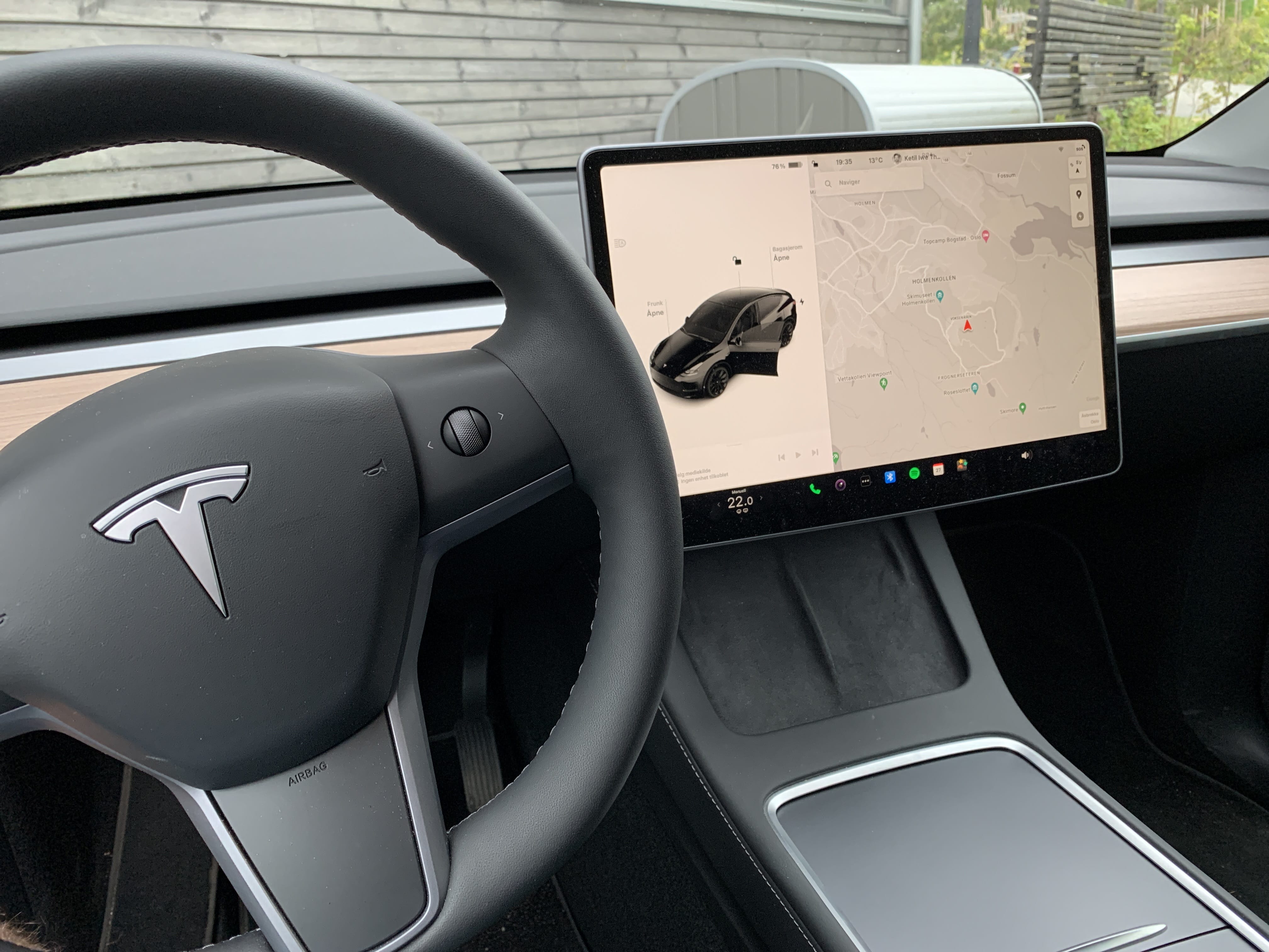 Tesla Model Y with Cruise control