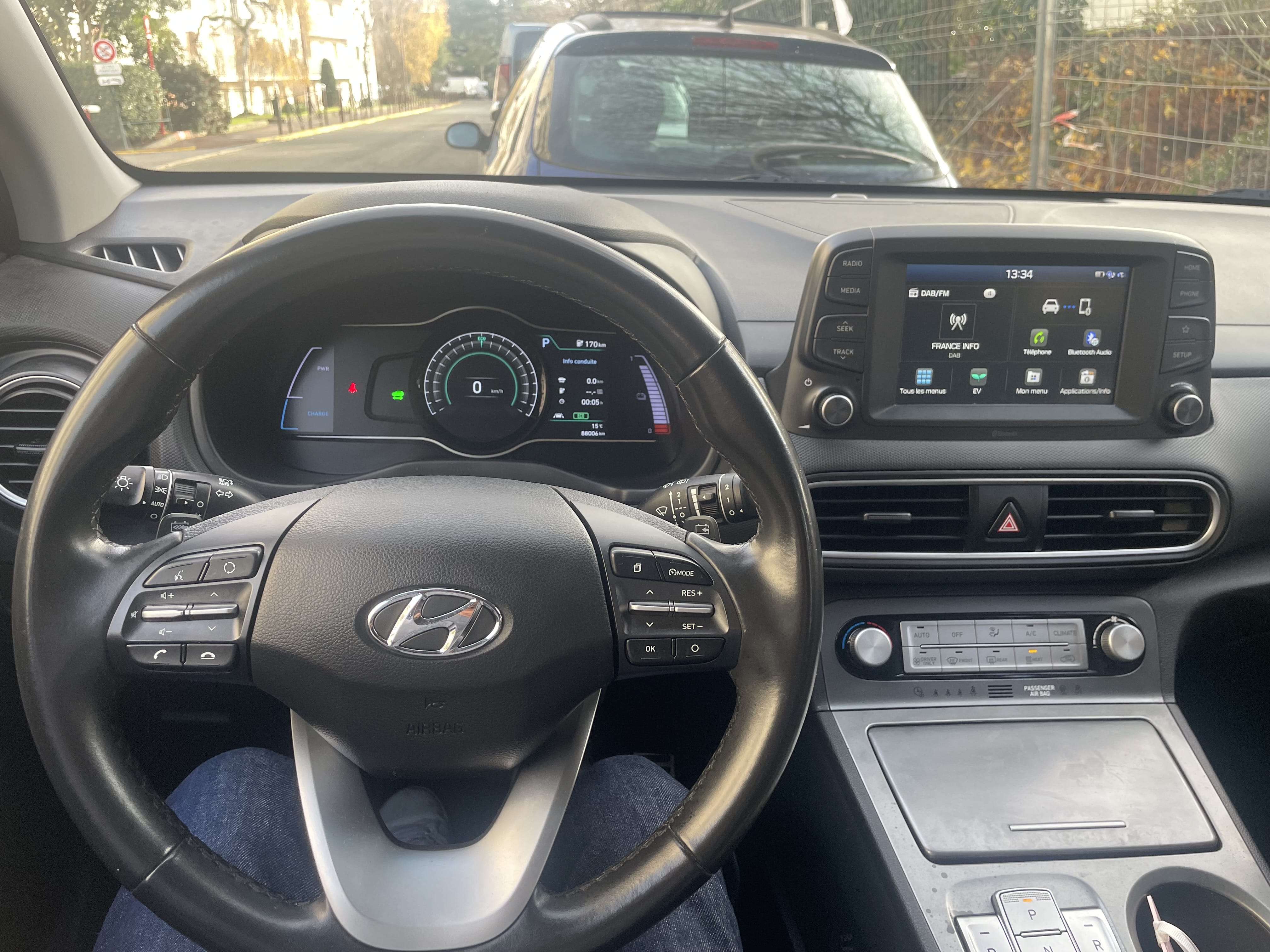 Hyundai Kona Electric avec Apple CarPlay