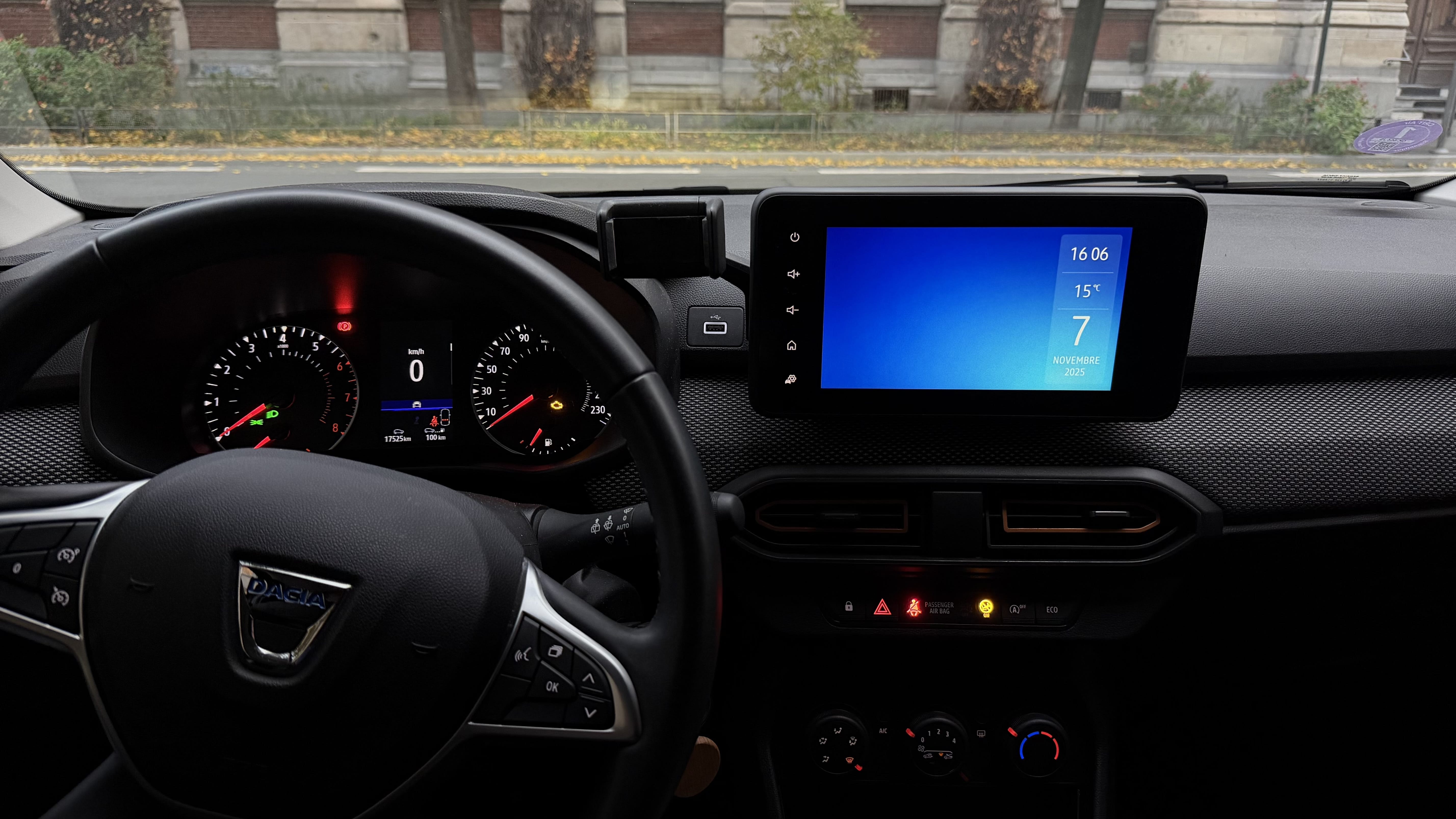 Dacia Sandero avec Régulateur de vitesse