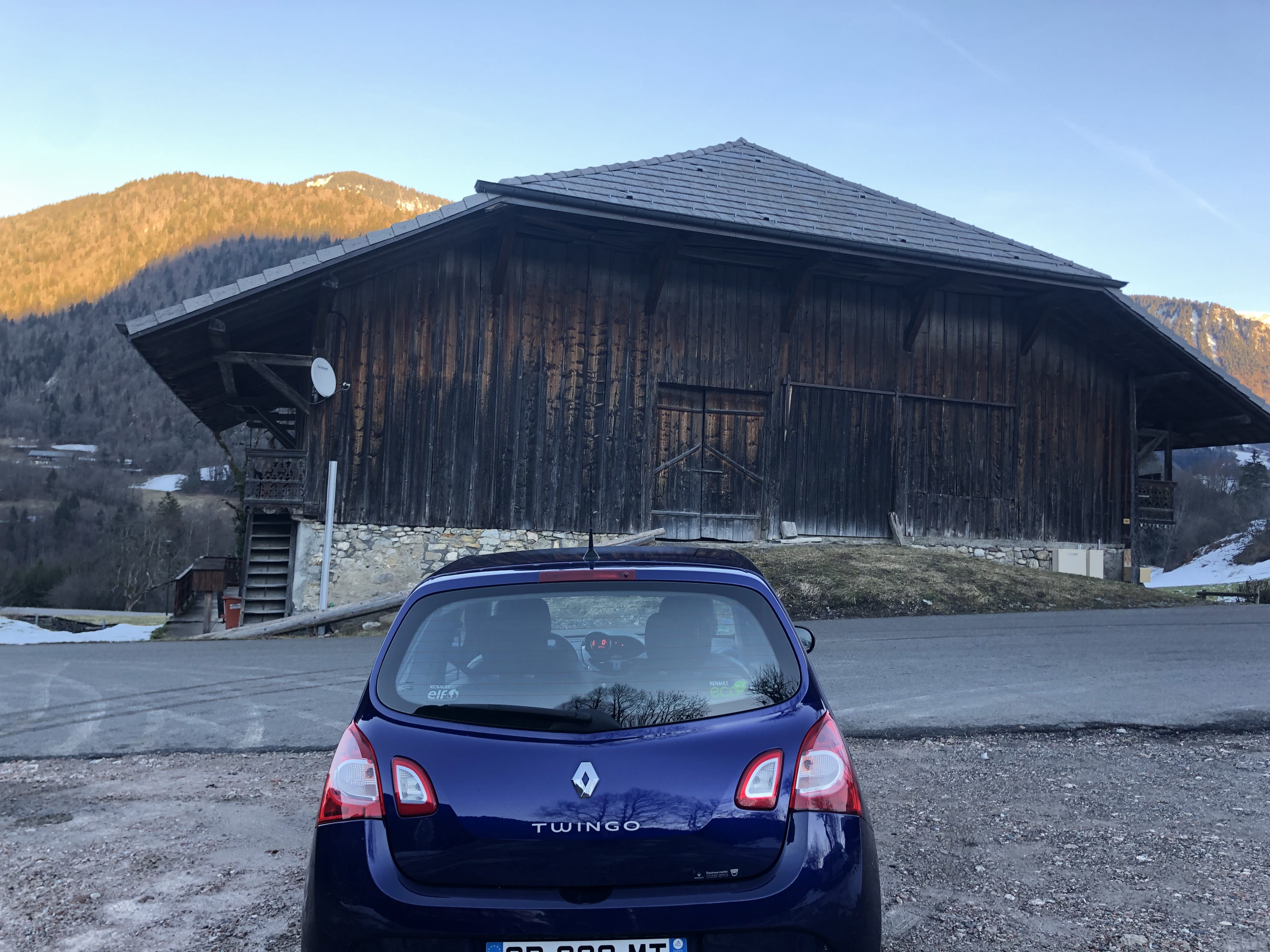 Renault Twingo avec Pneus neige