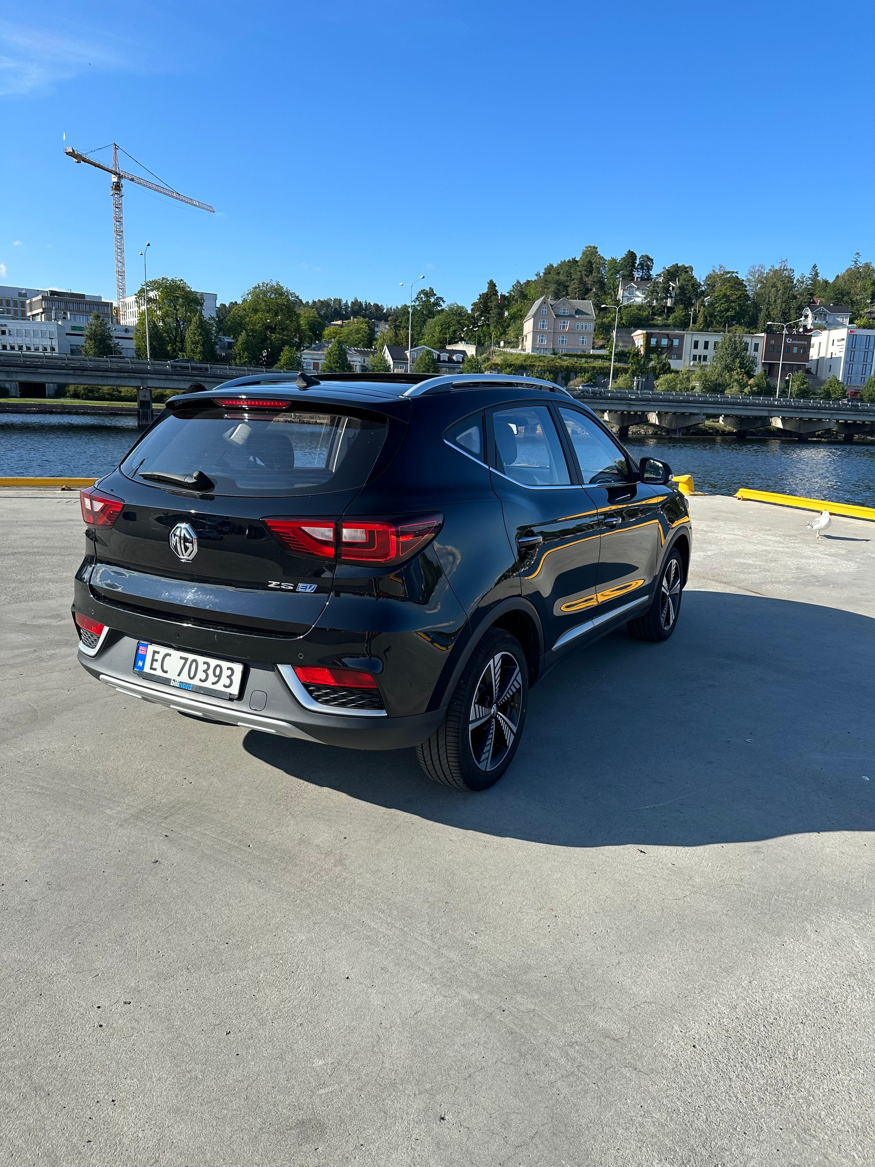 Mg ZS EV med GPS