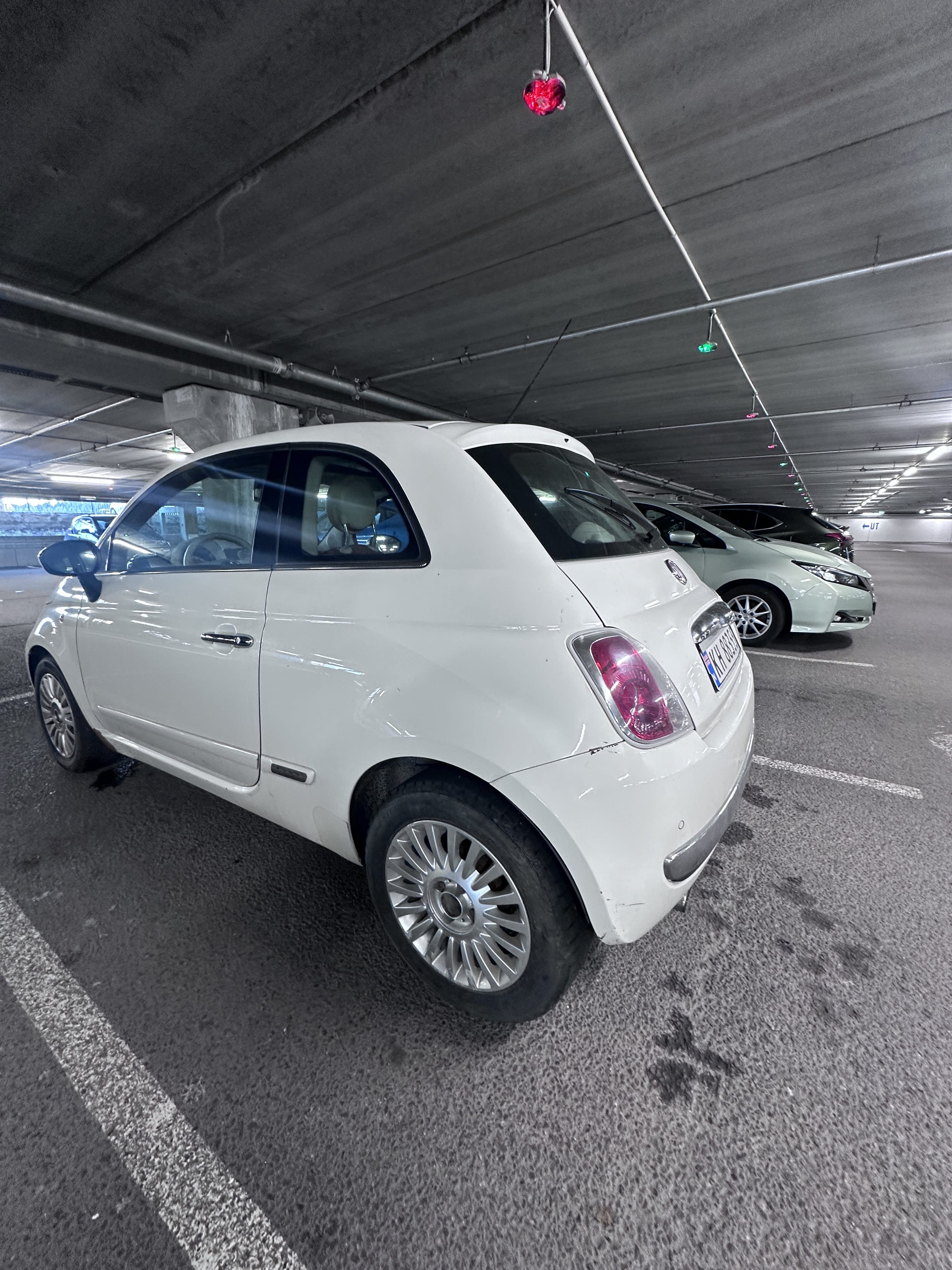 Fiat 500 med Babysete