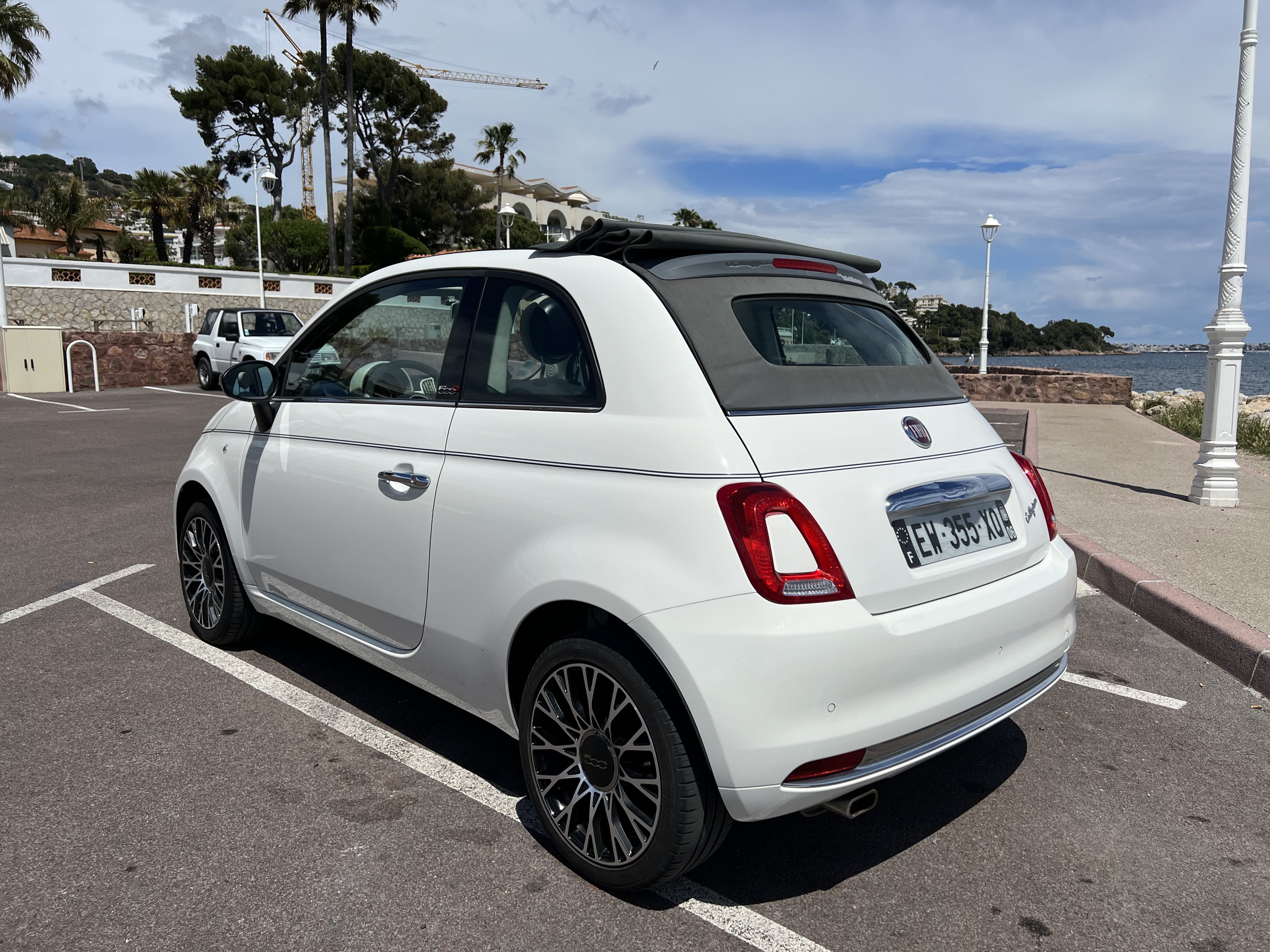 Fiat 500 C avec GPS
