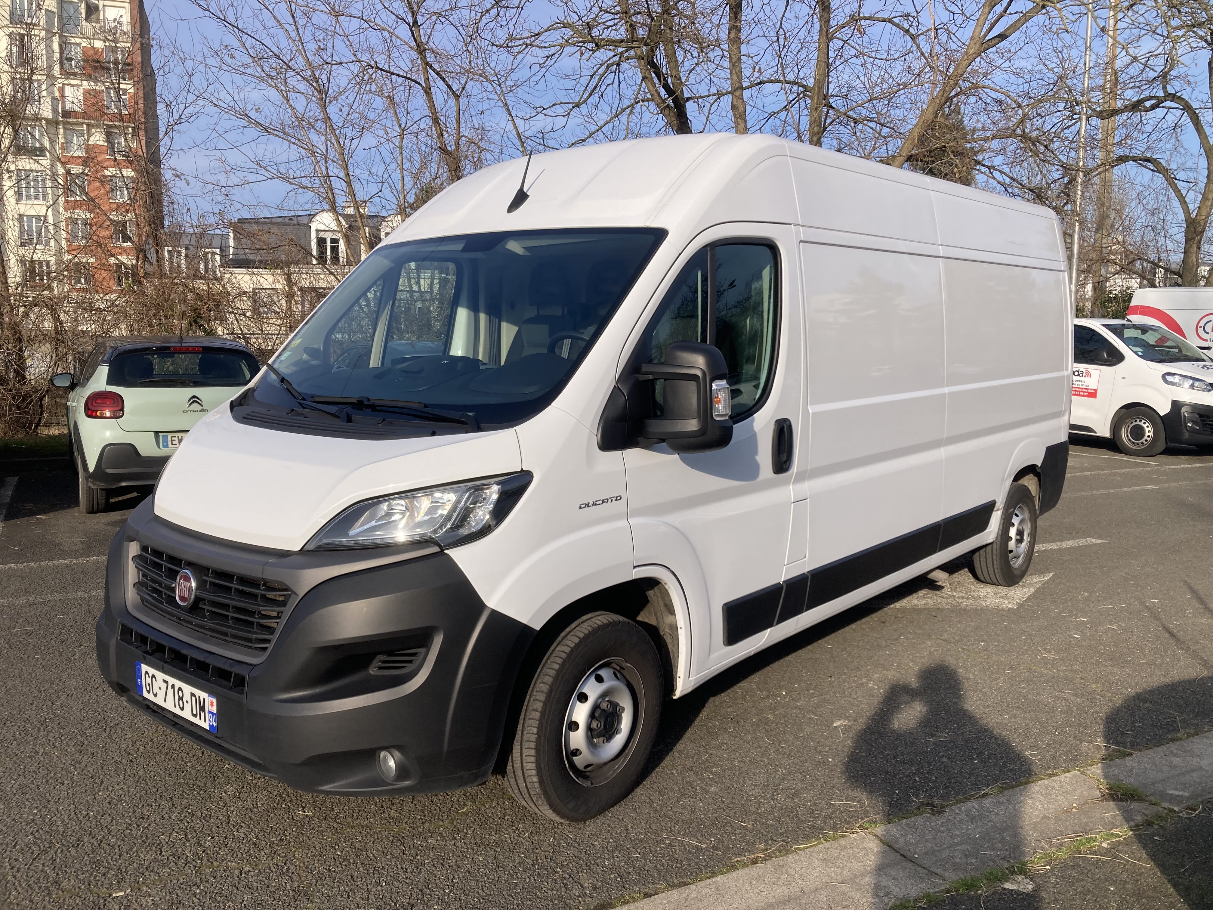 Fiat Ducato 140 ch  13 M3 avec diable 350 kg avec Climatisation