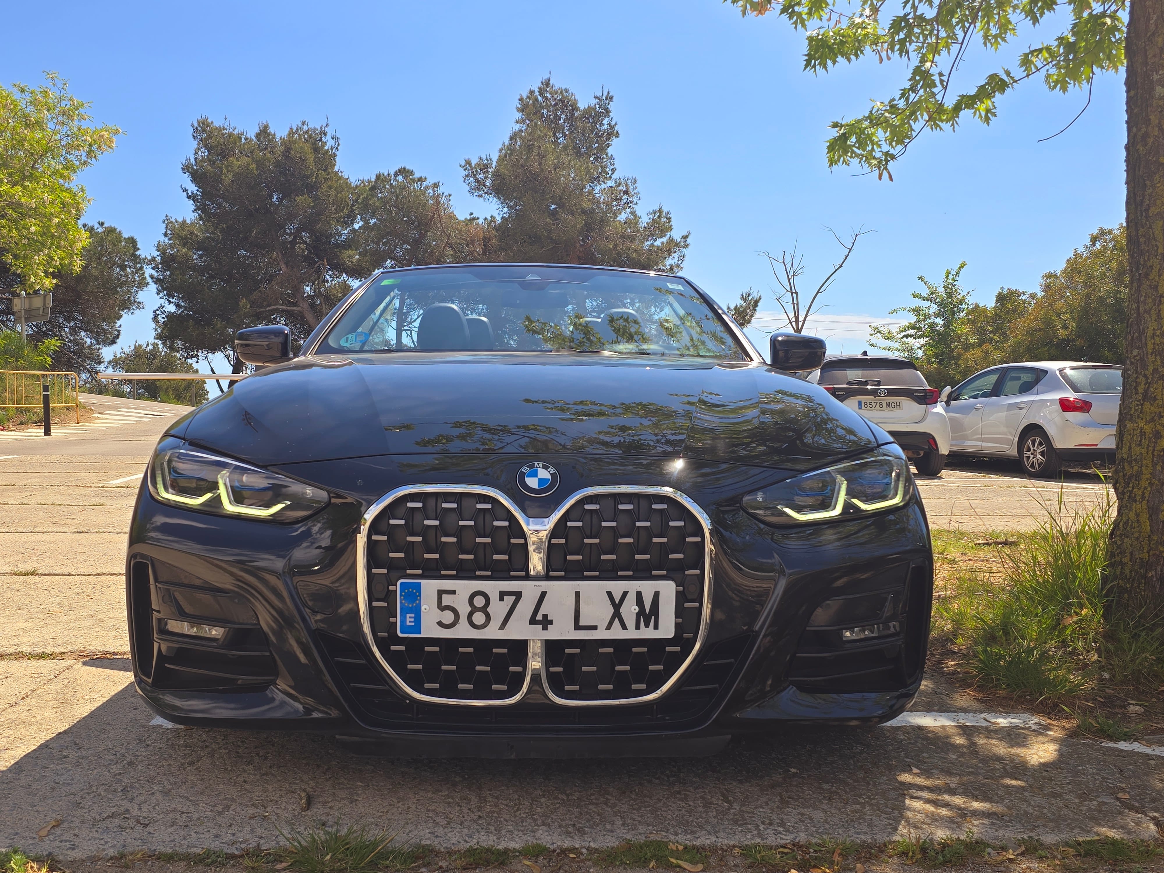 BMW Serie 4 Cabrio 420d ECO sticker mit Tempomat