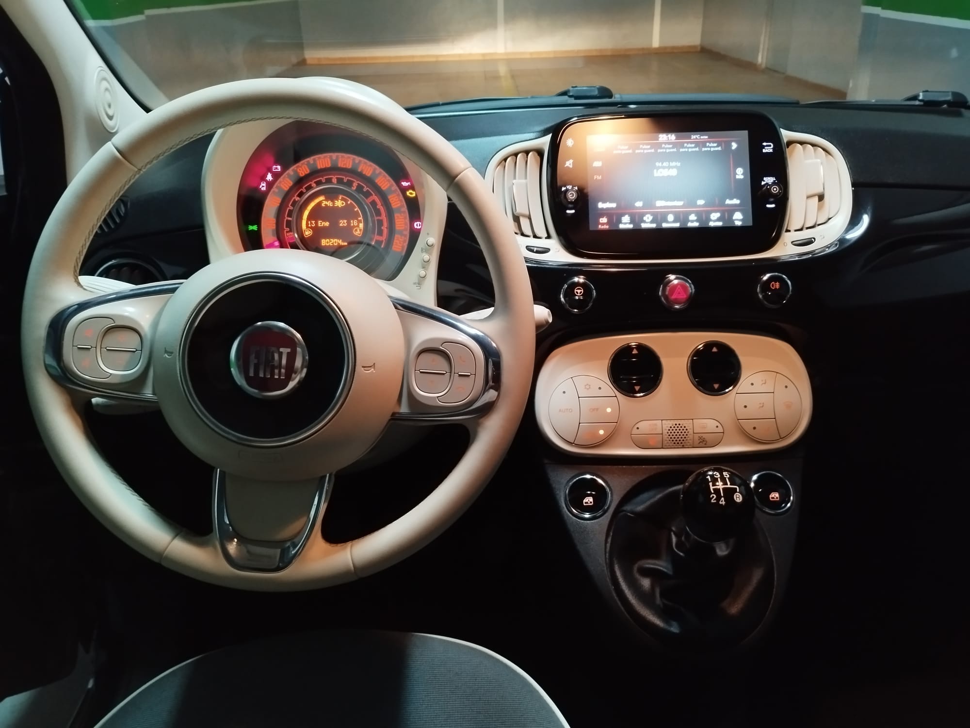 Fiat 500 con Audio Bluetooth