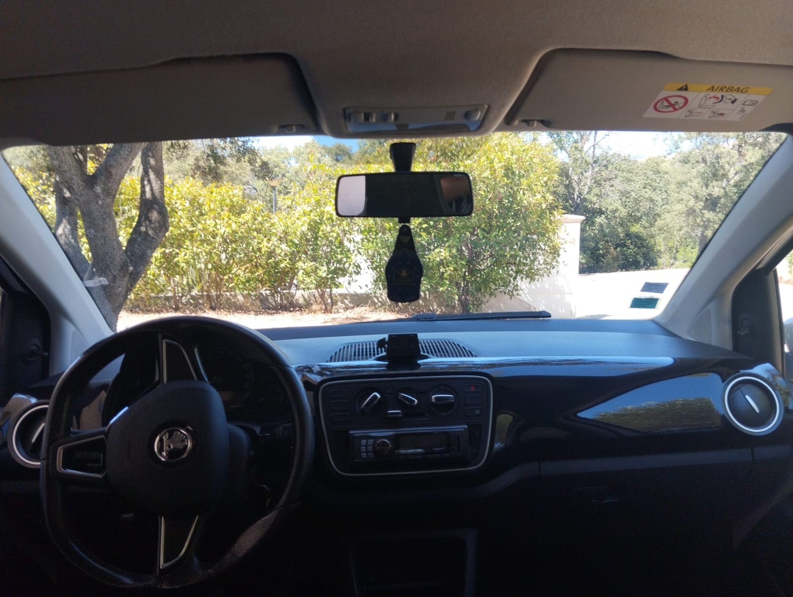 Skoda Citigo with Baby seat