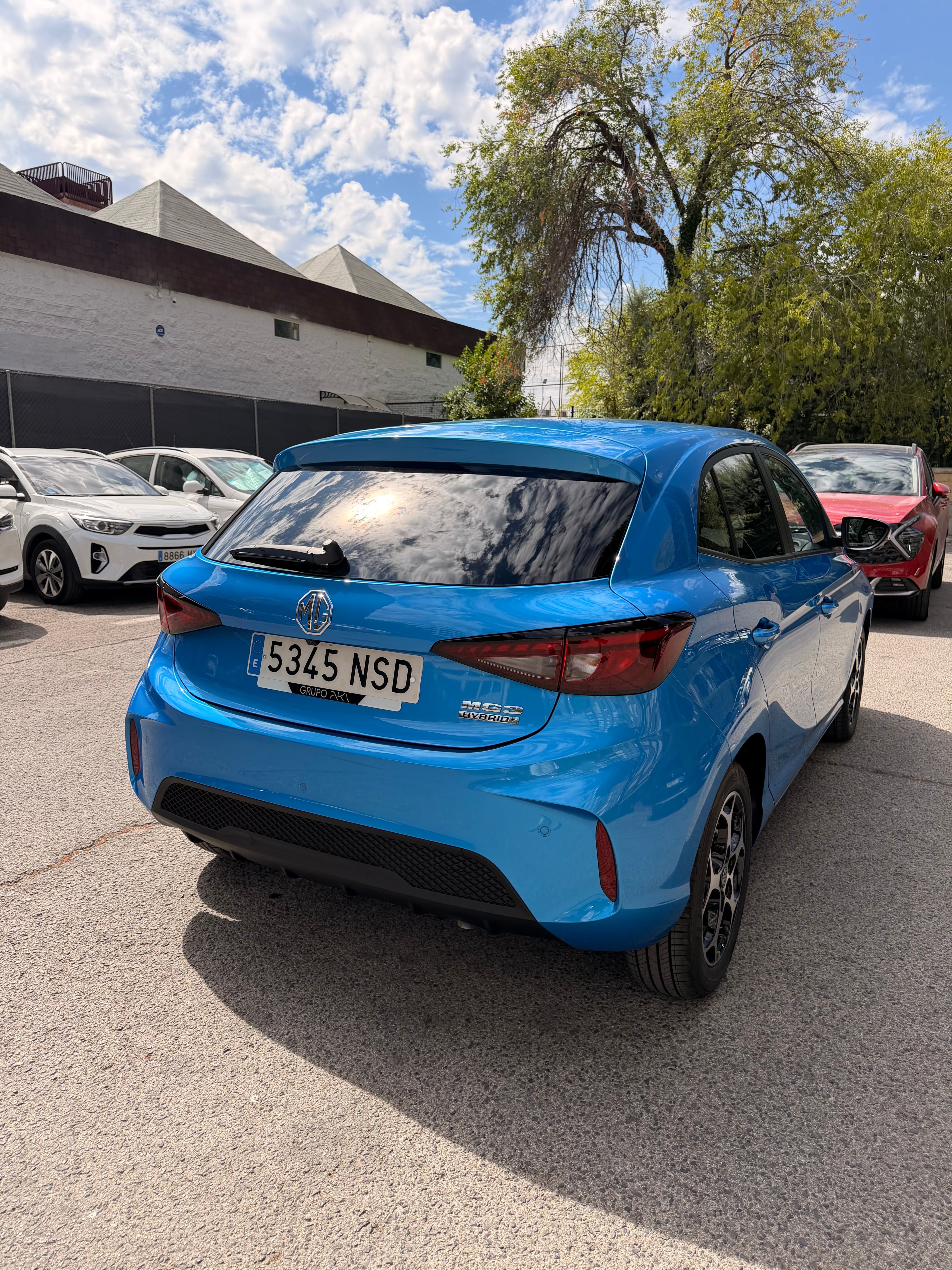MG MG3 med Ryggekamera