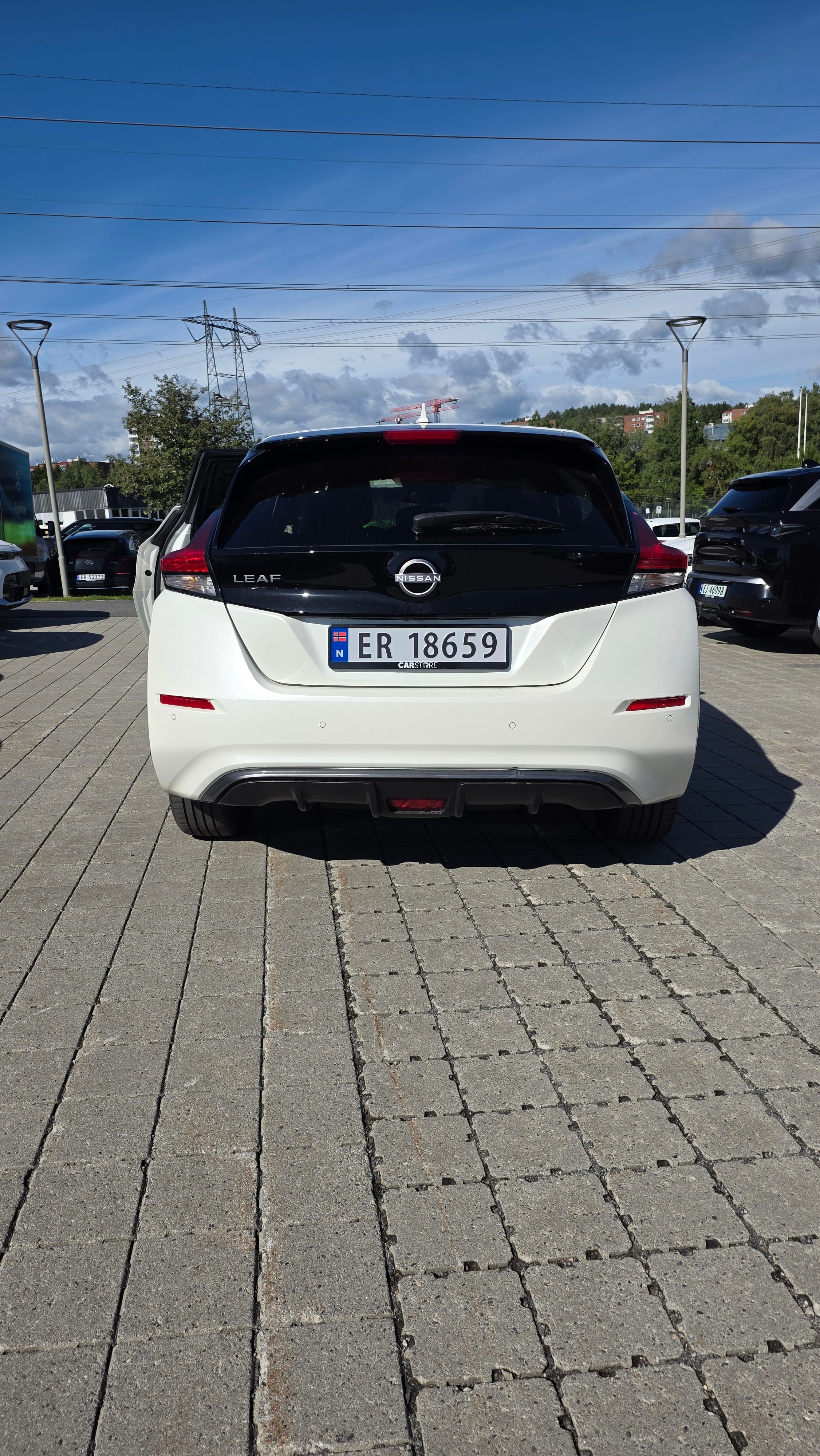 Nissan Leaf med Ryggekamera