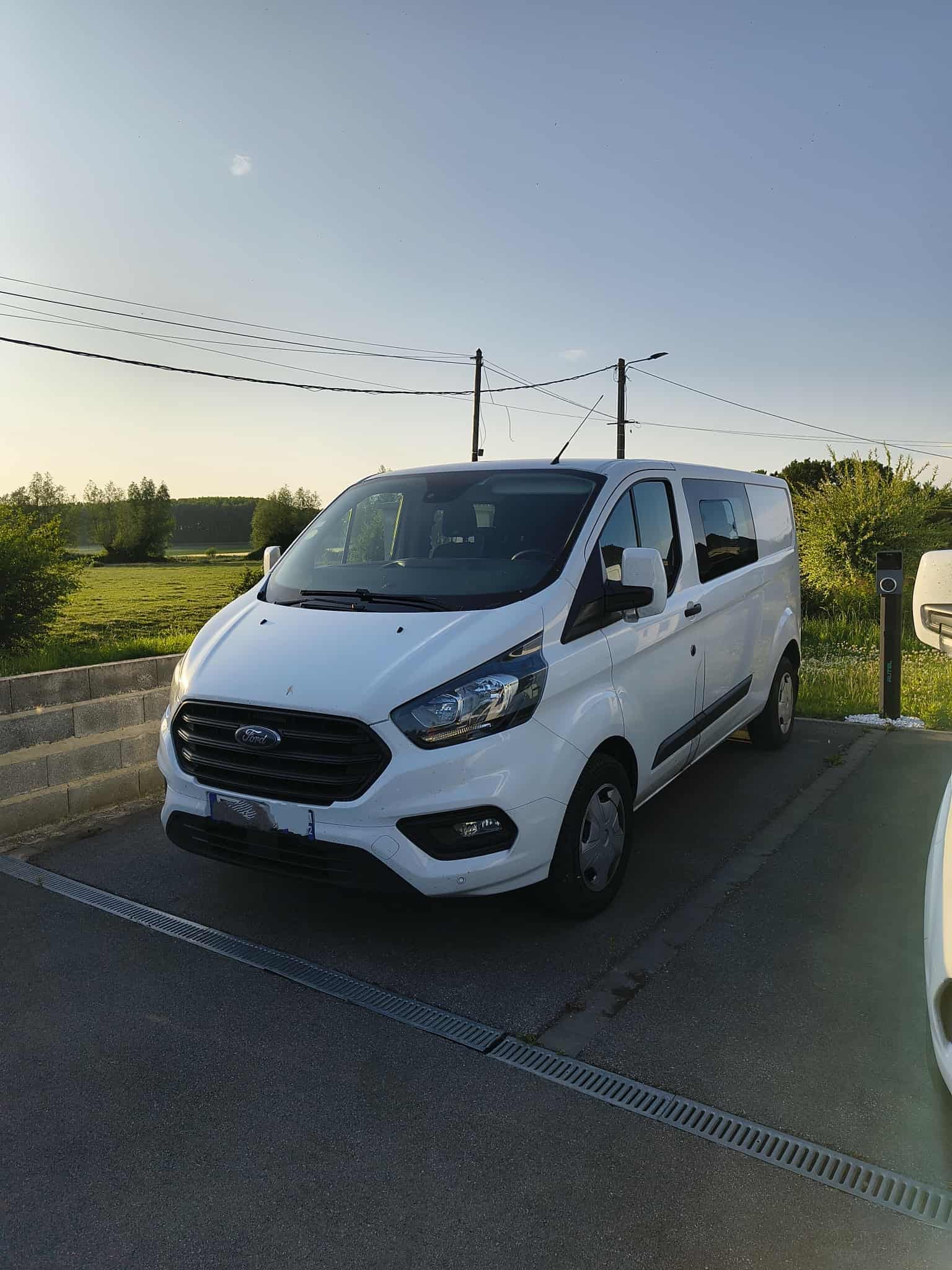 Ford Transit Custom Fourgon, 2019, Diesel, 6 places