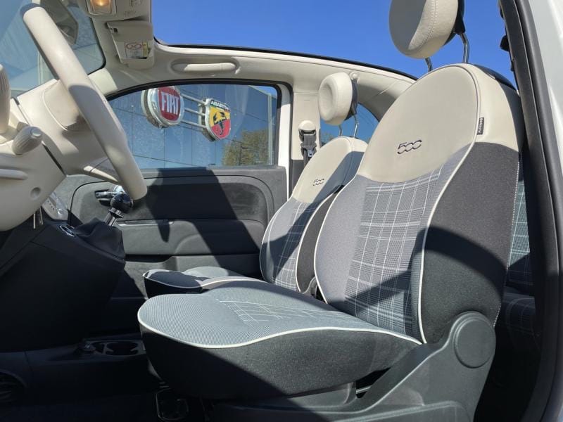 Fiat 500 C Cabriolet Lounge 1.2 8v 69ch avec Régulateur de vitesse