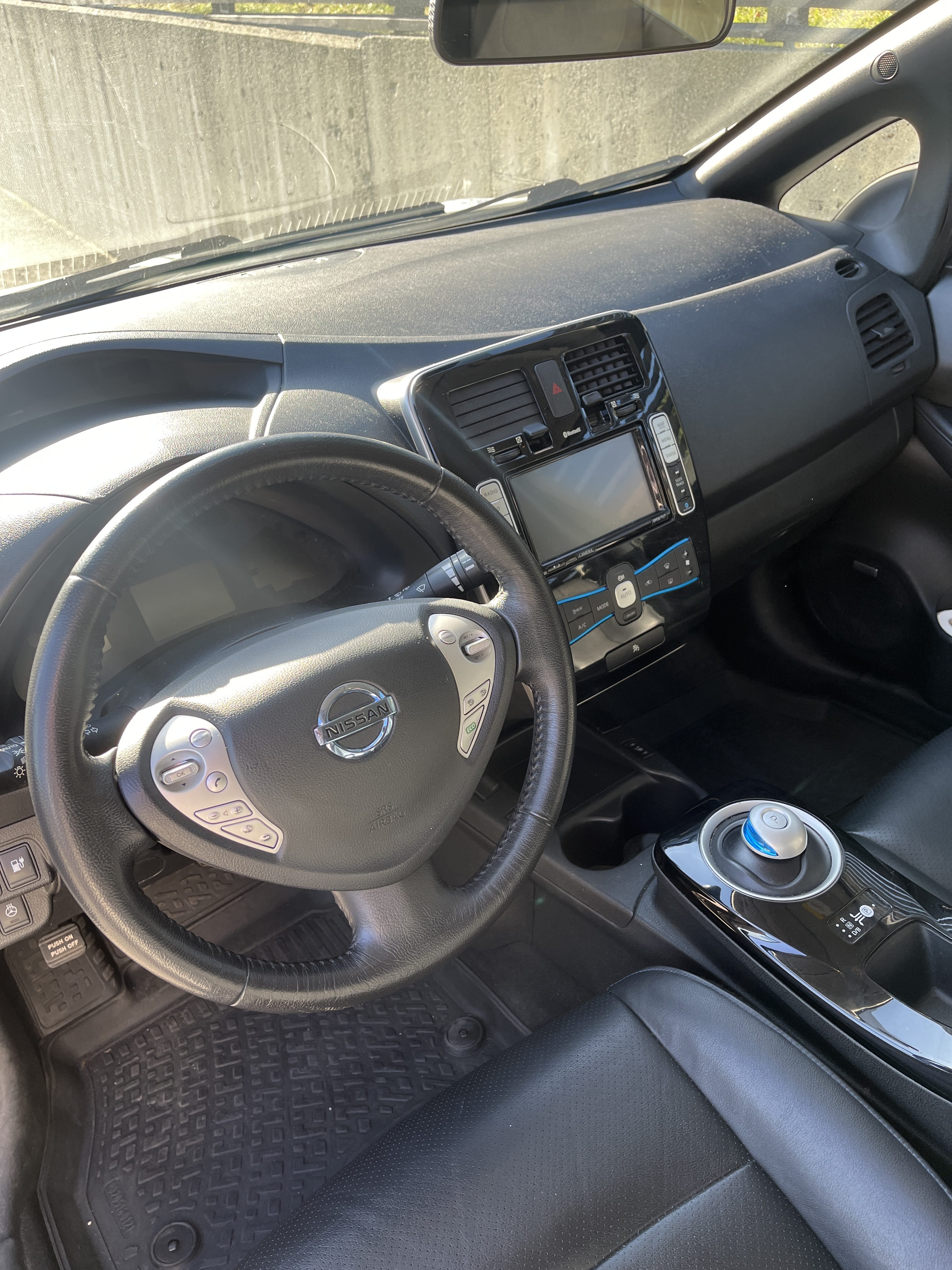 Nissan Leaf med GPS