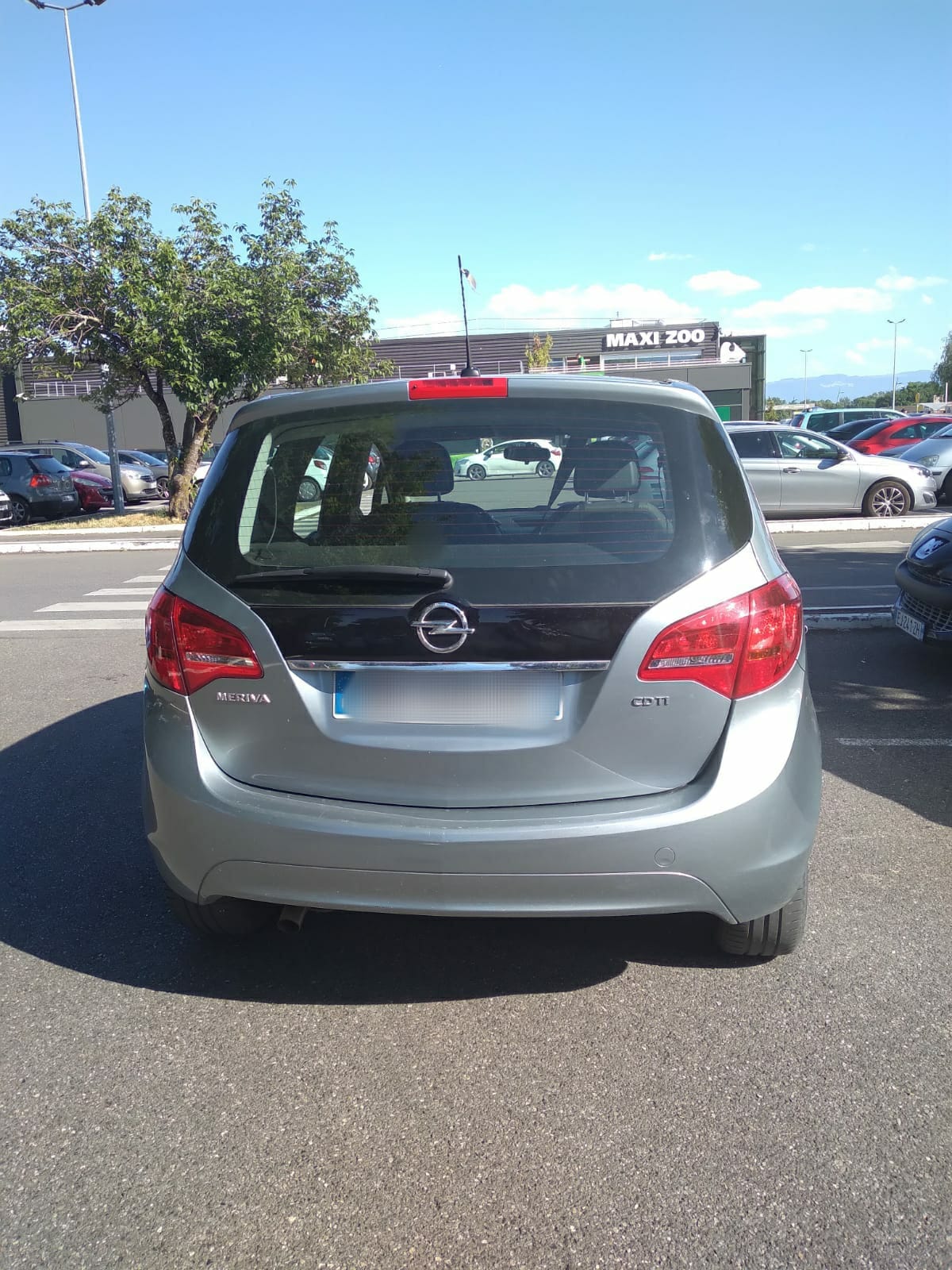 Opel Meriva avec Siège bébé