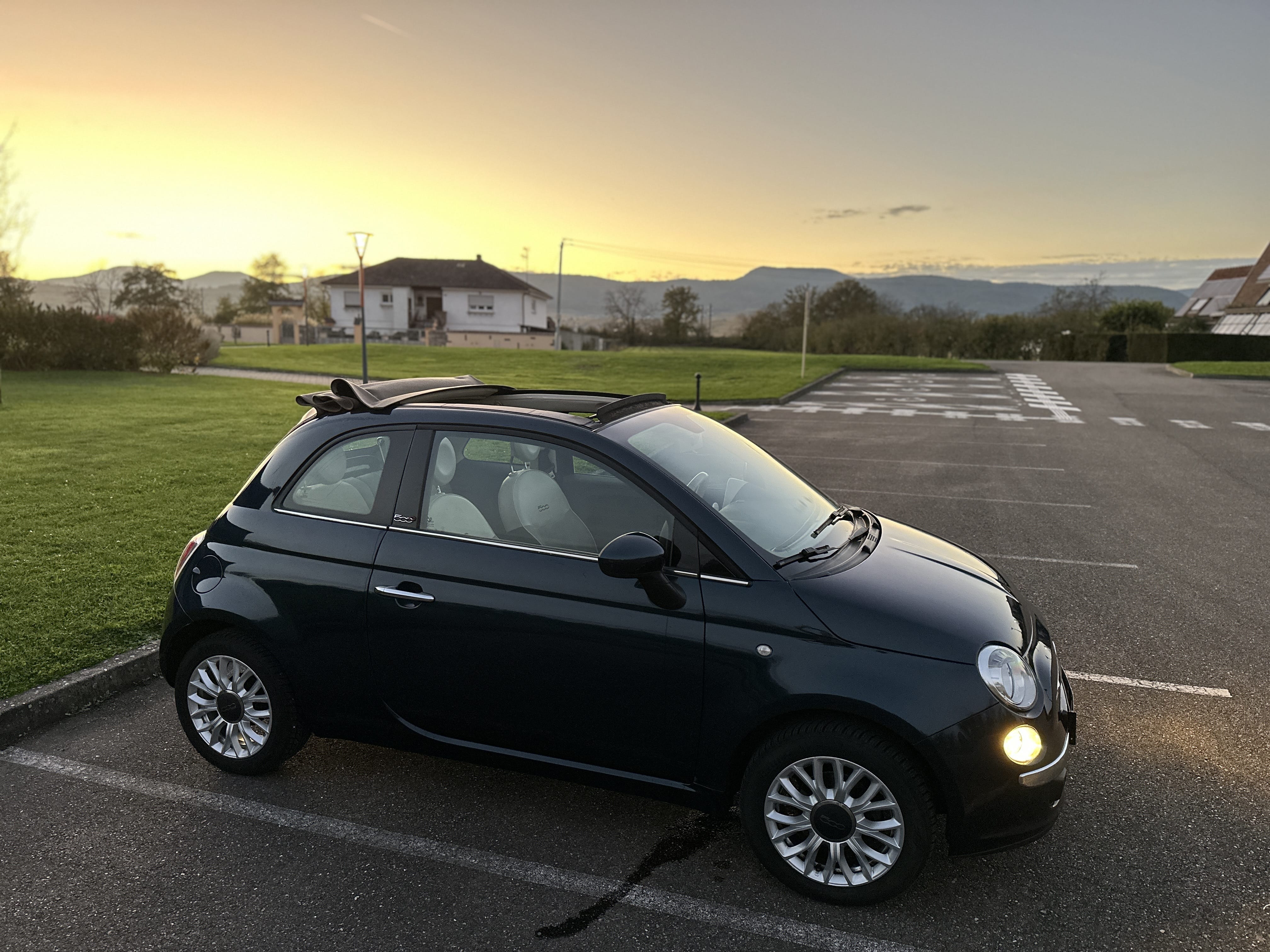 Fiat 500 C avec Climatisation