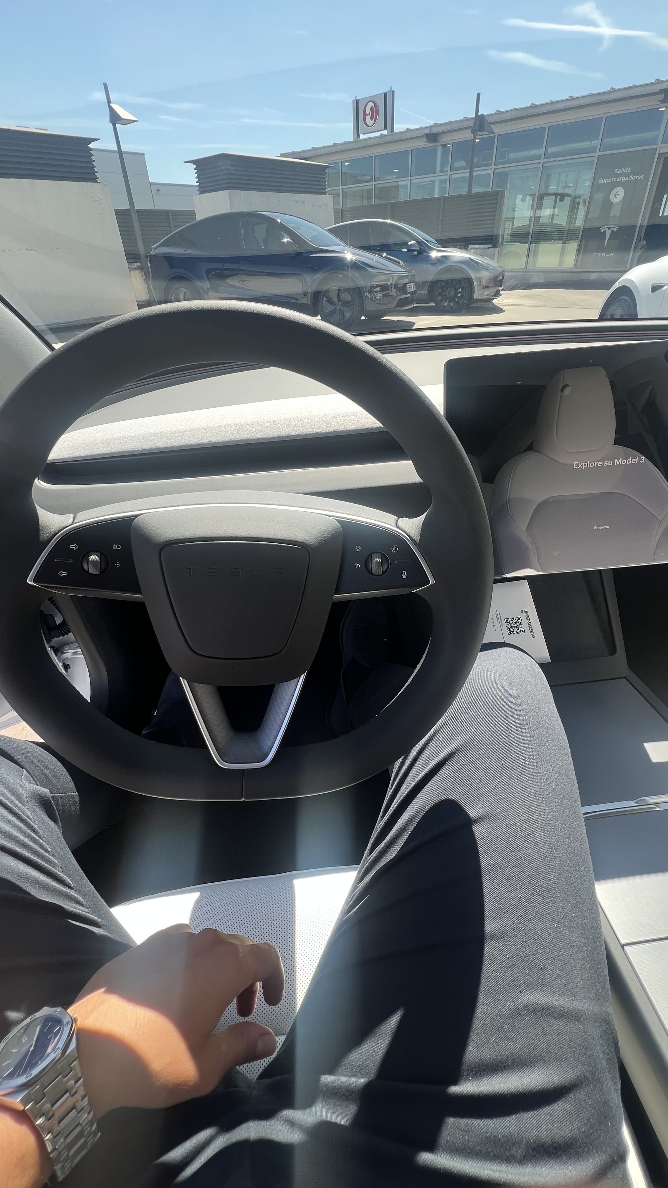 Tesla Model 3 con Dashcam