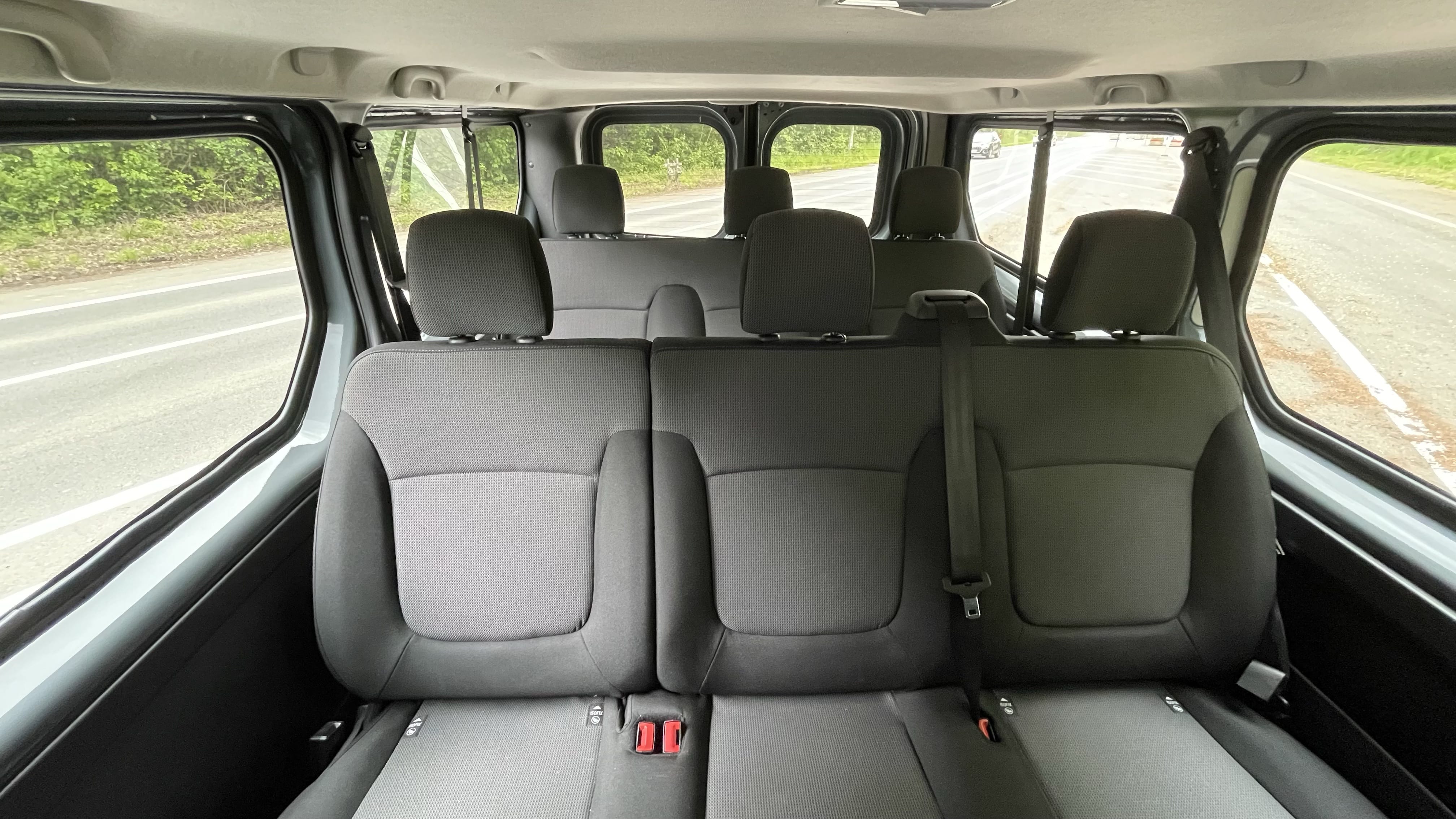 Renault Trafic Passenger with Snow chains